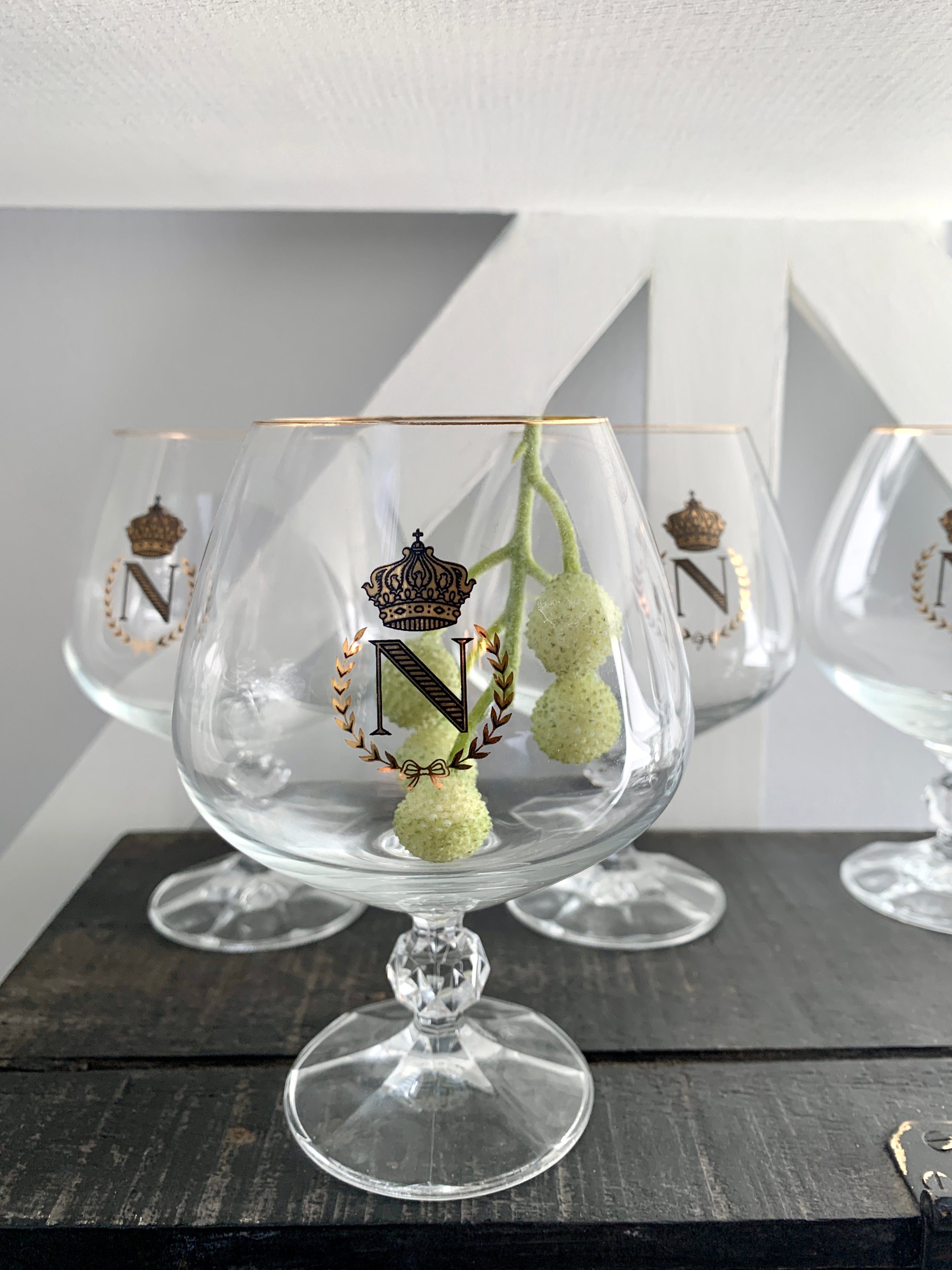 Vintage French Napoleon Glasses