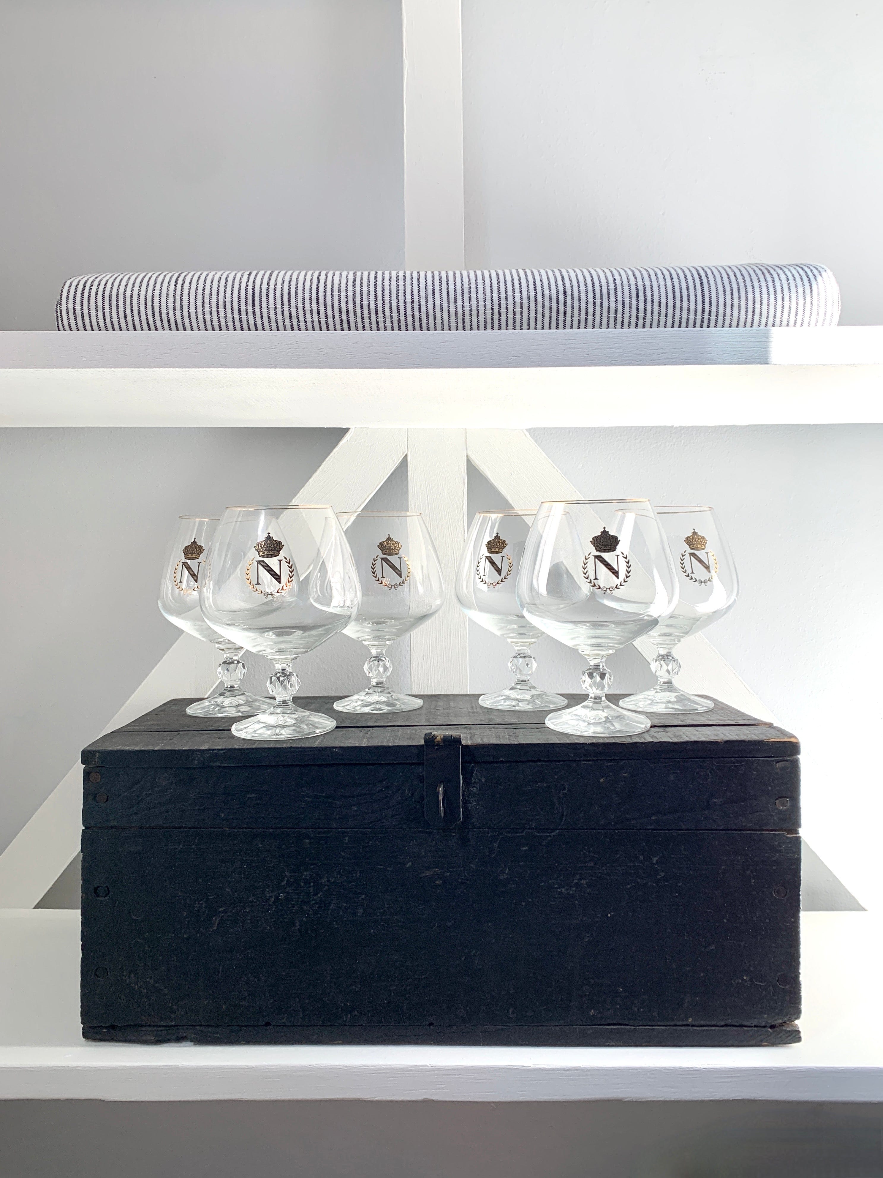 Vintage French Napoleon Glasses