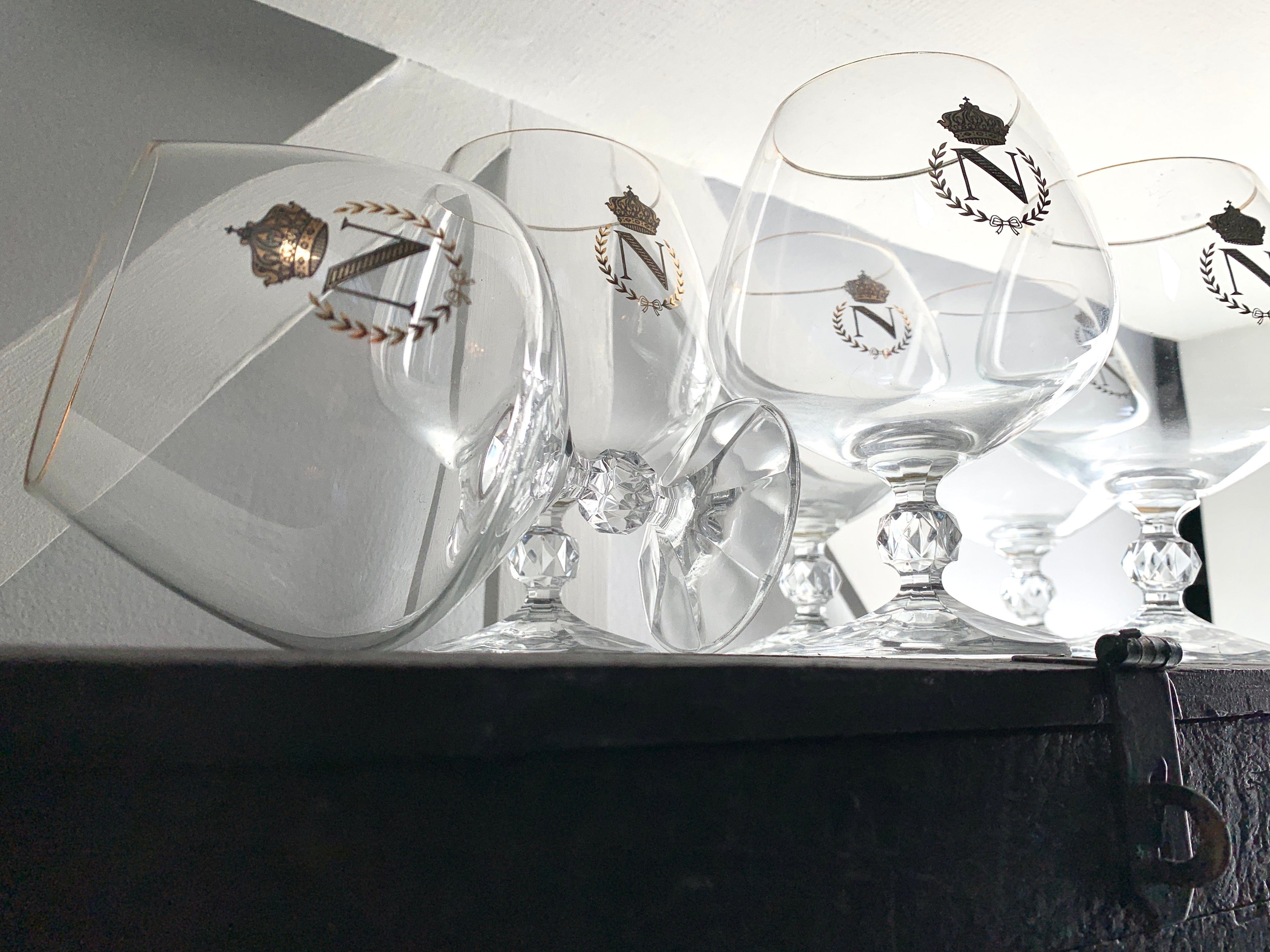 Vintage French Napoleon Glasses