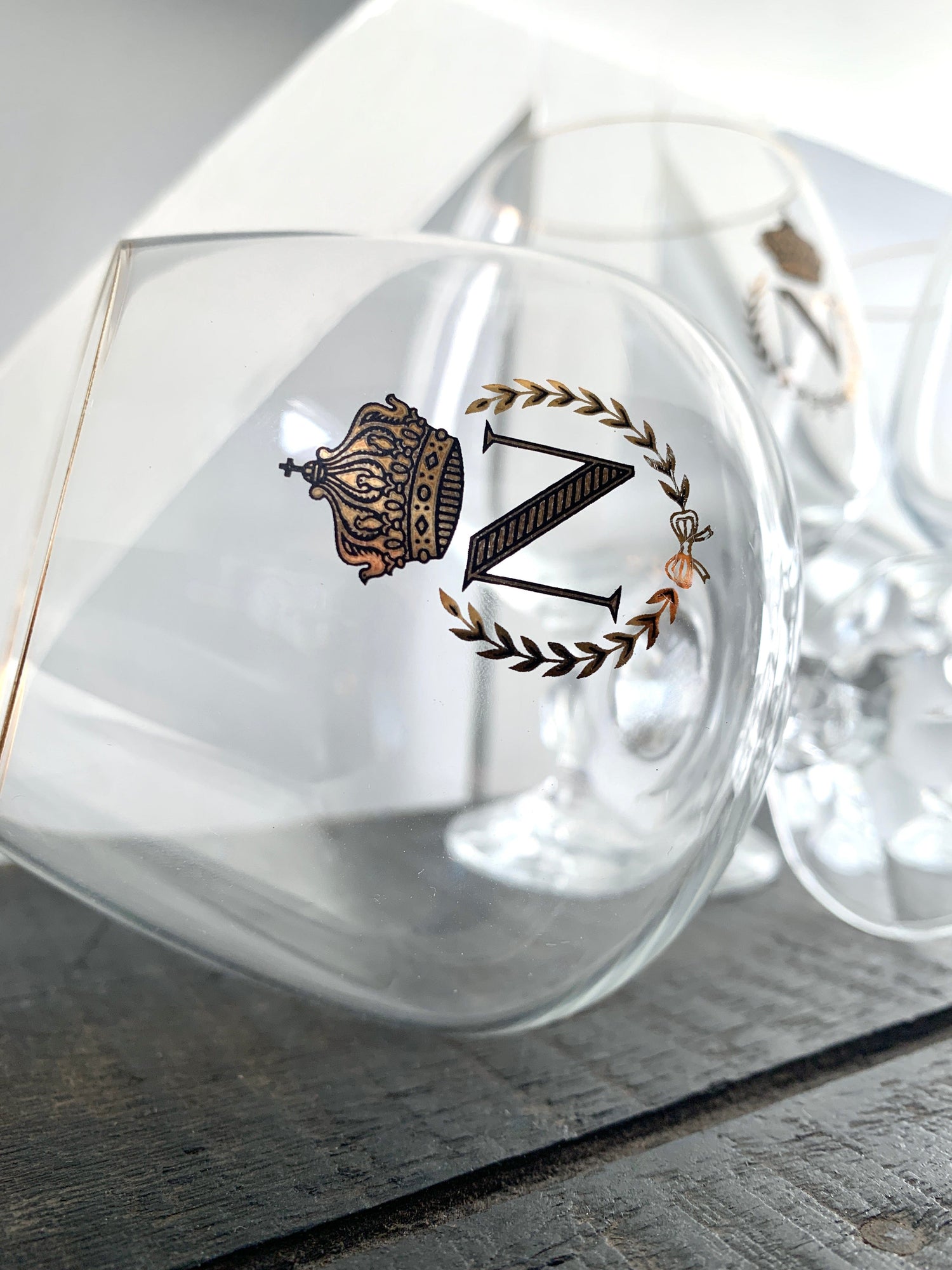 Vintage French Napoleon Glasses