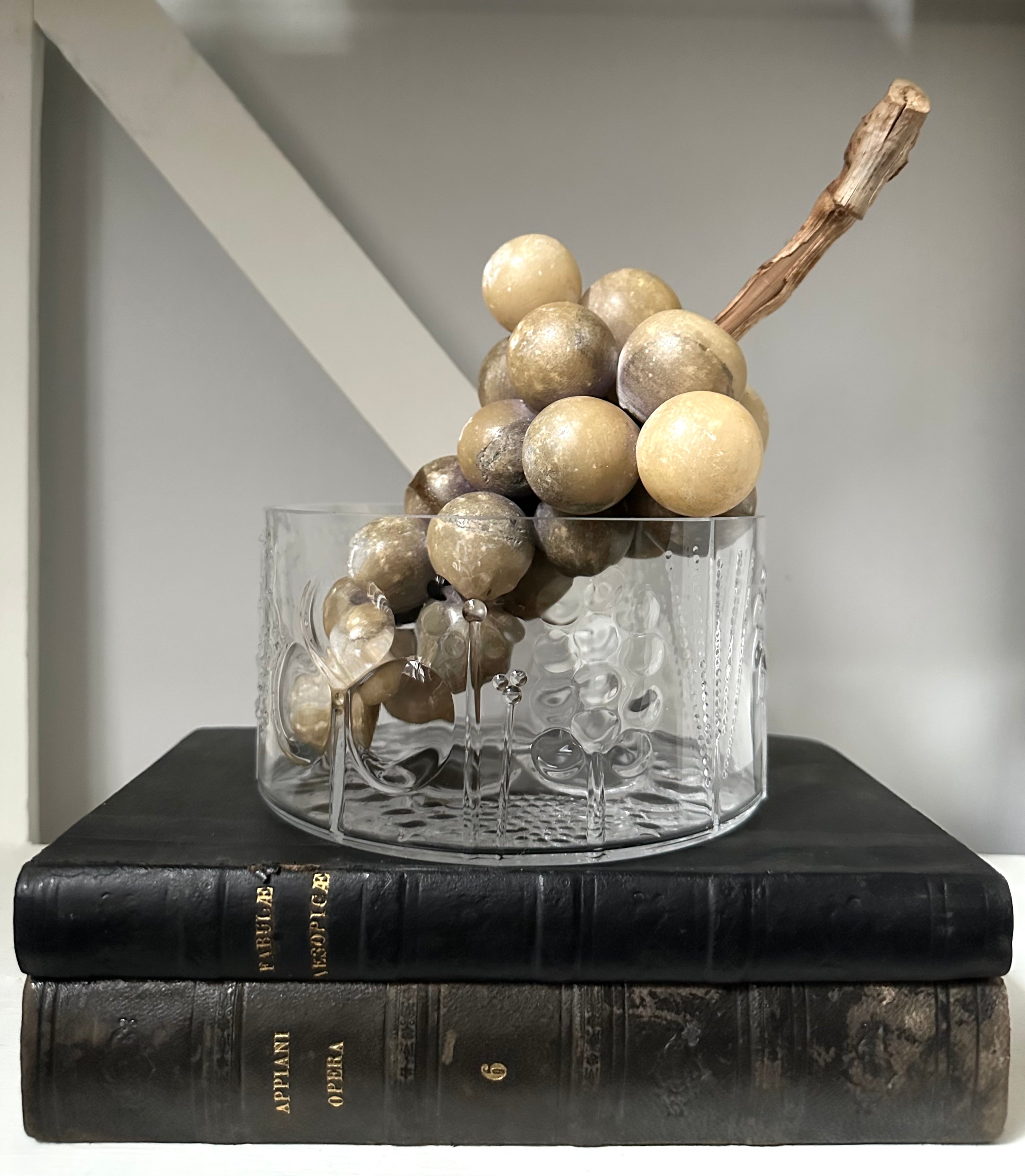 Vintage "Flora" Finnish Glass Bowl