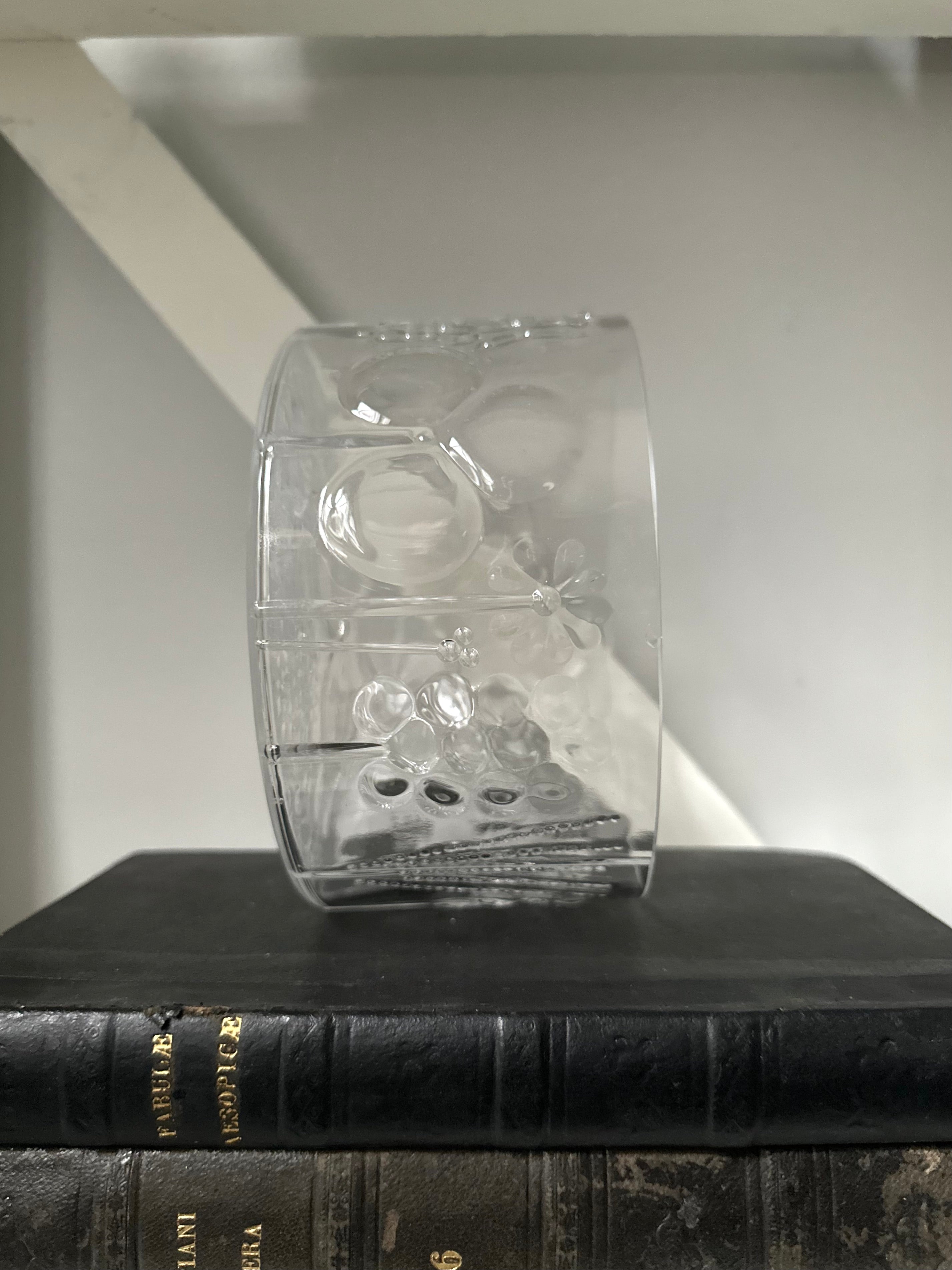 Vintage "Flora" Finnish Glass Bowl