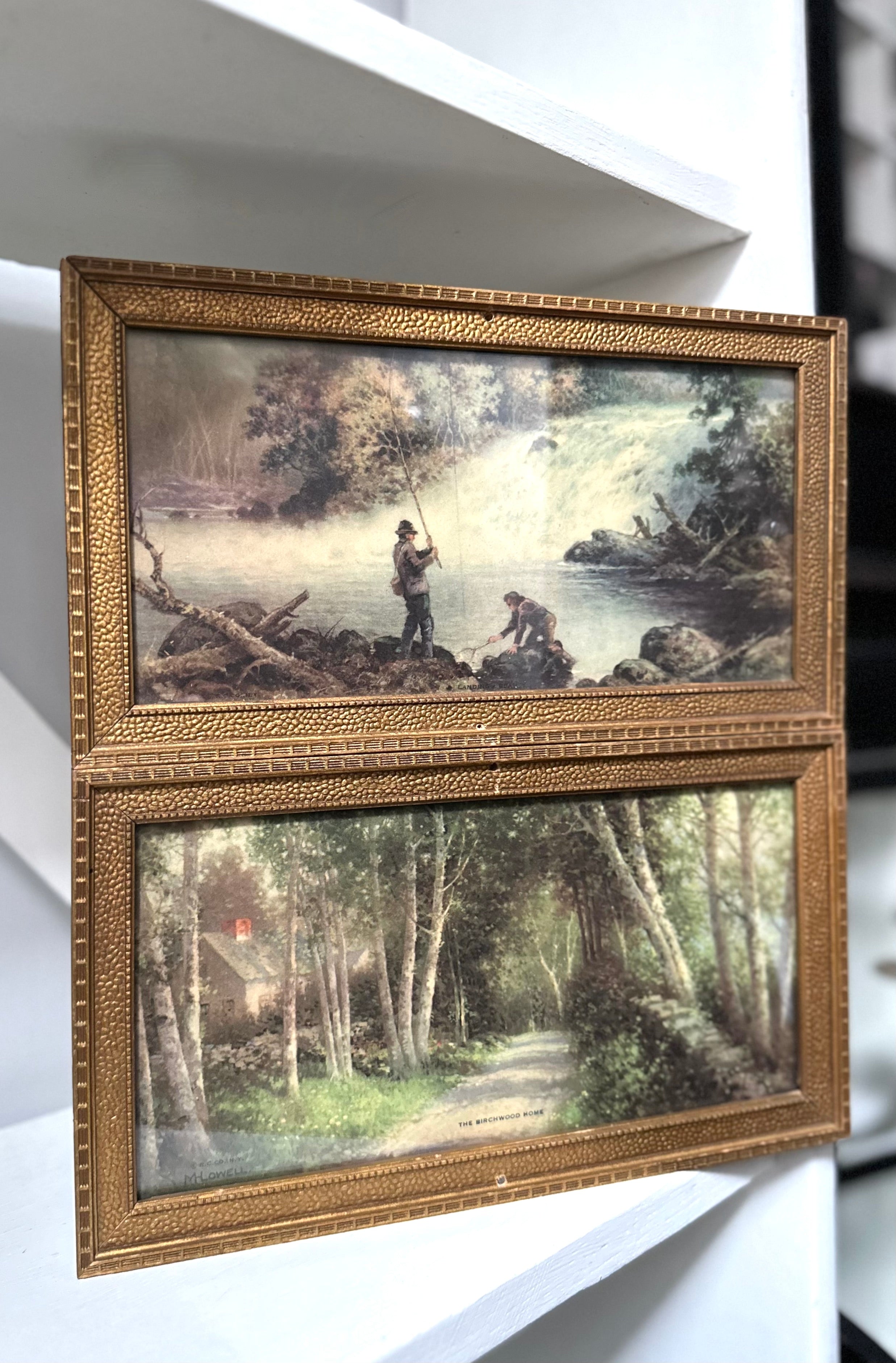 Pair of Antique Landscape Prints
