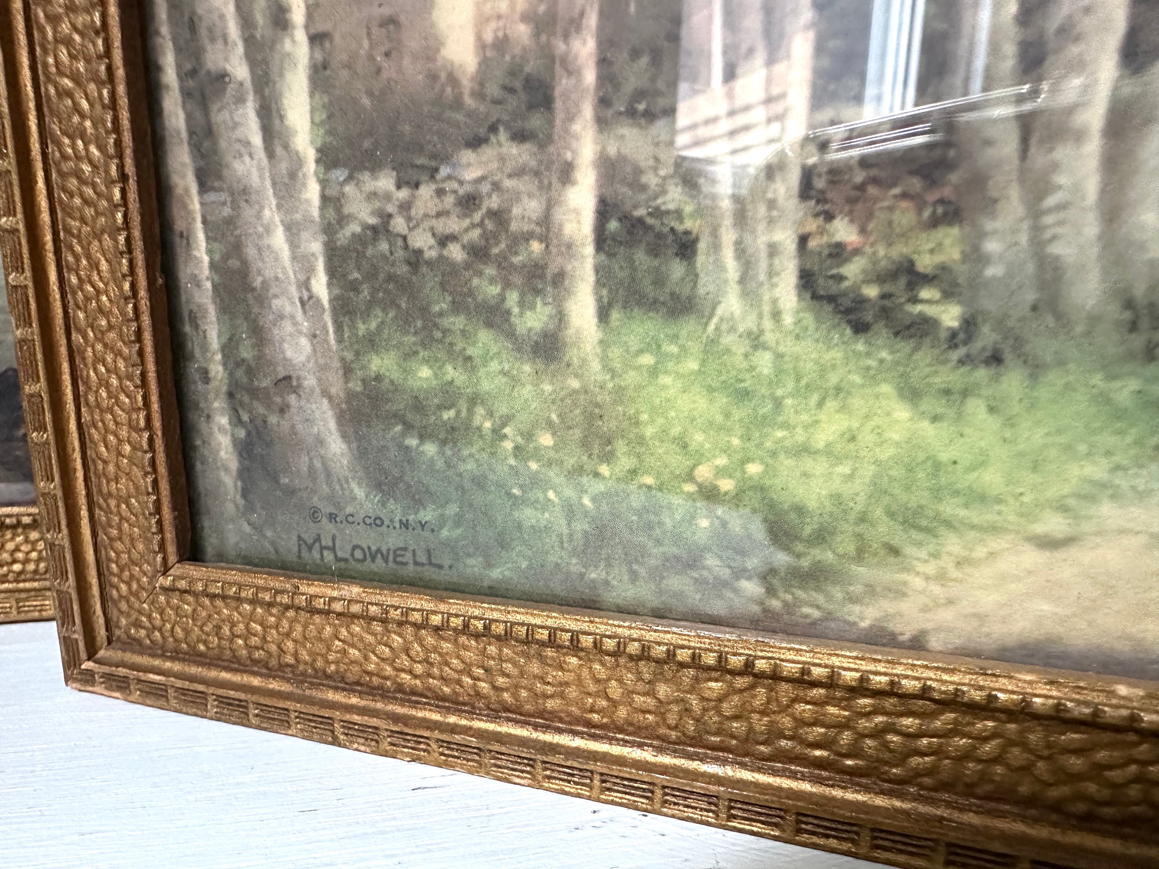 Pair of Antique Landscape Prints