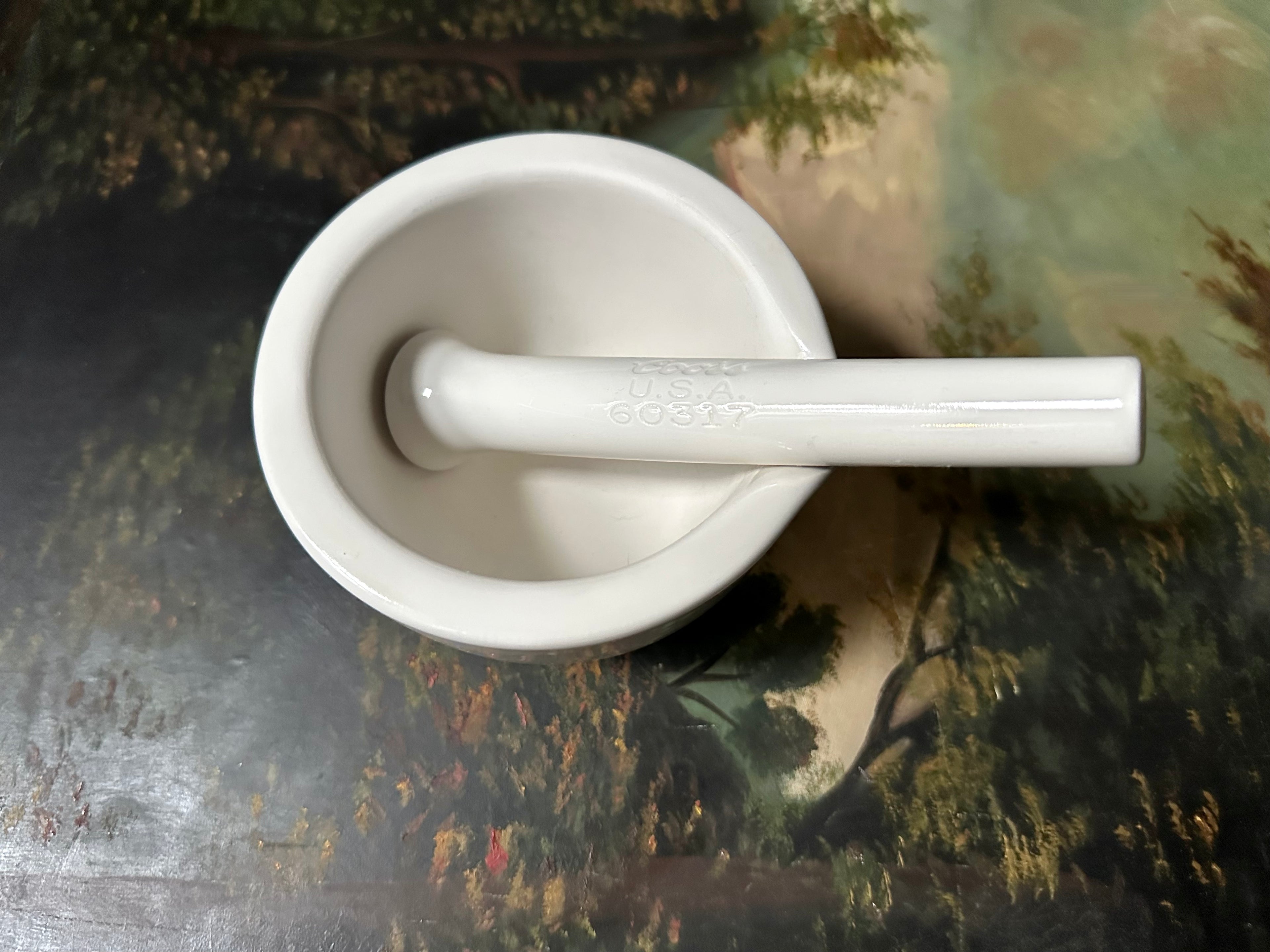 Vintage Mortar + Pestle