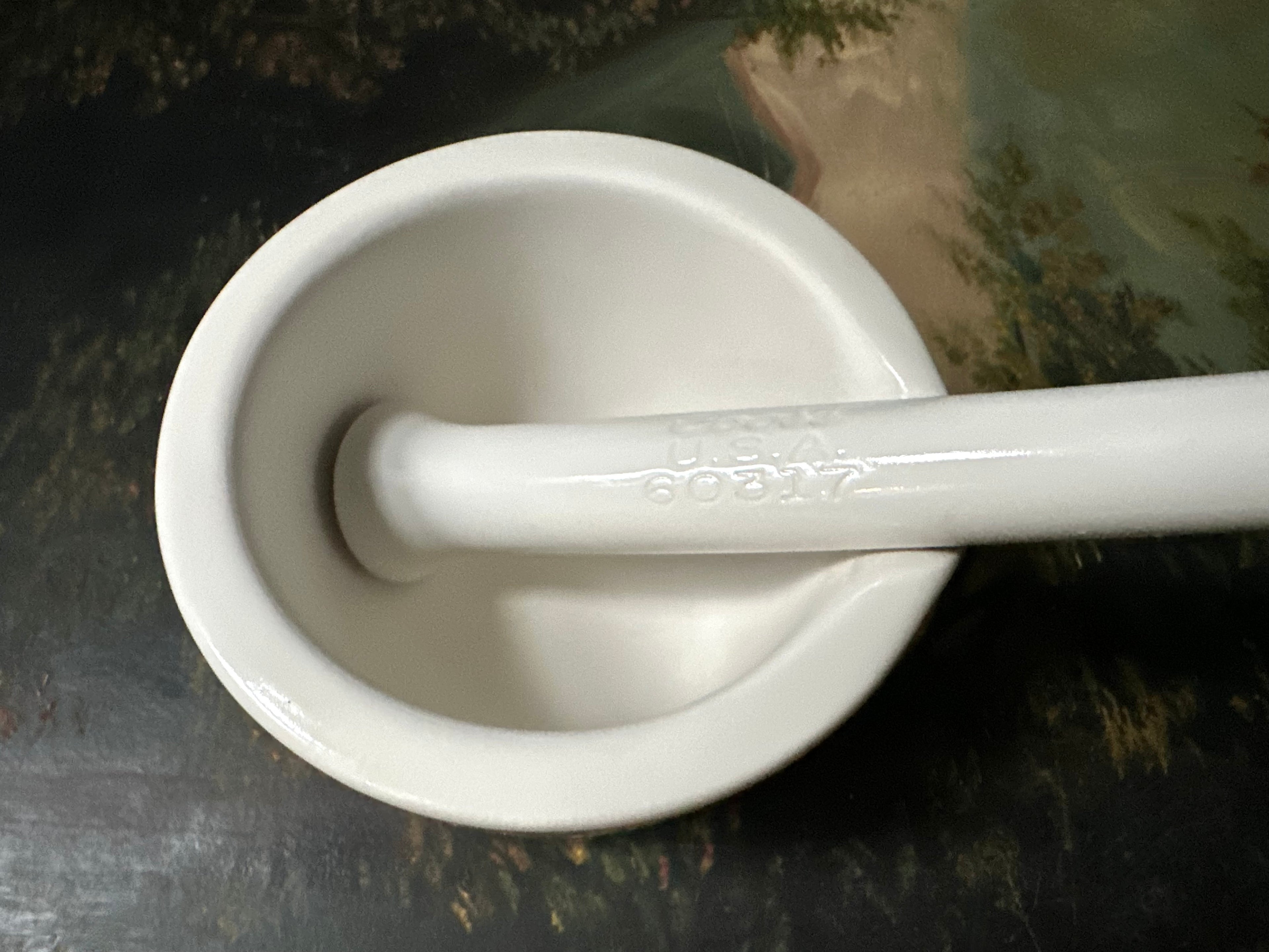 Vintage Mortar + Pestle