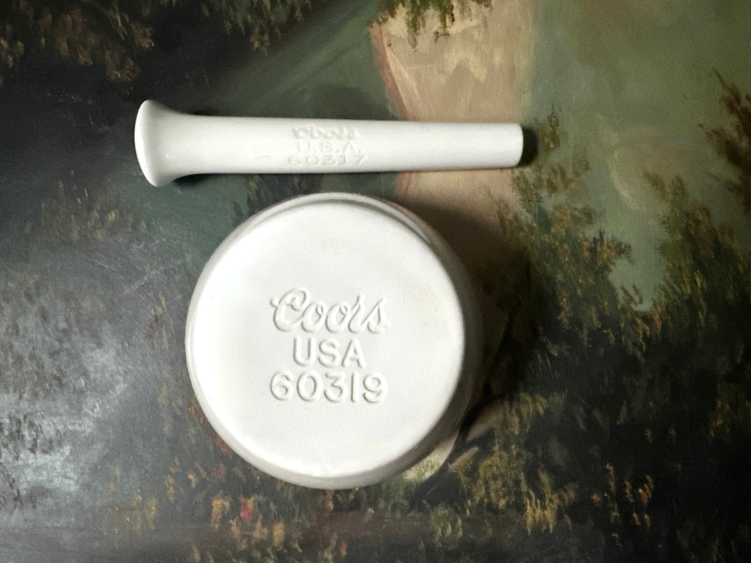 Vintage Mortar + Pestle