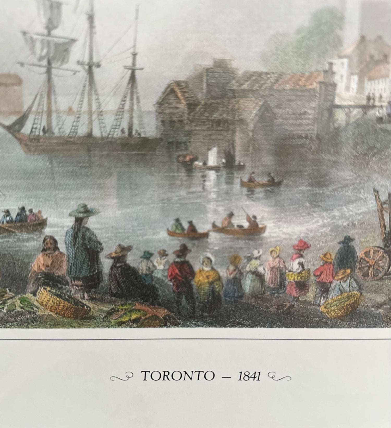 Vintage Print Toronto 1841