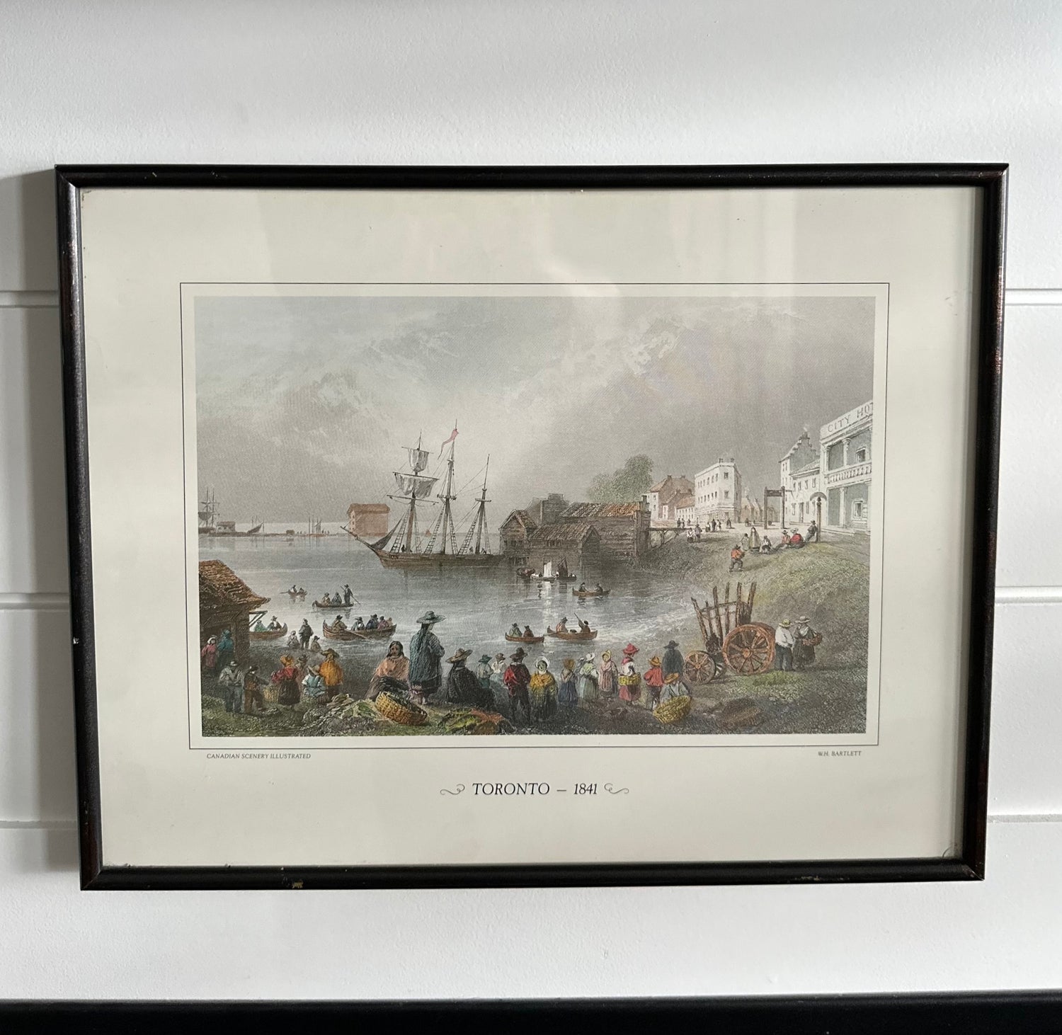 Vintage Print Toronto 1841