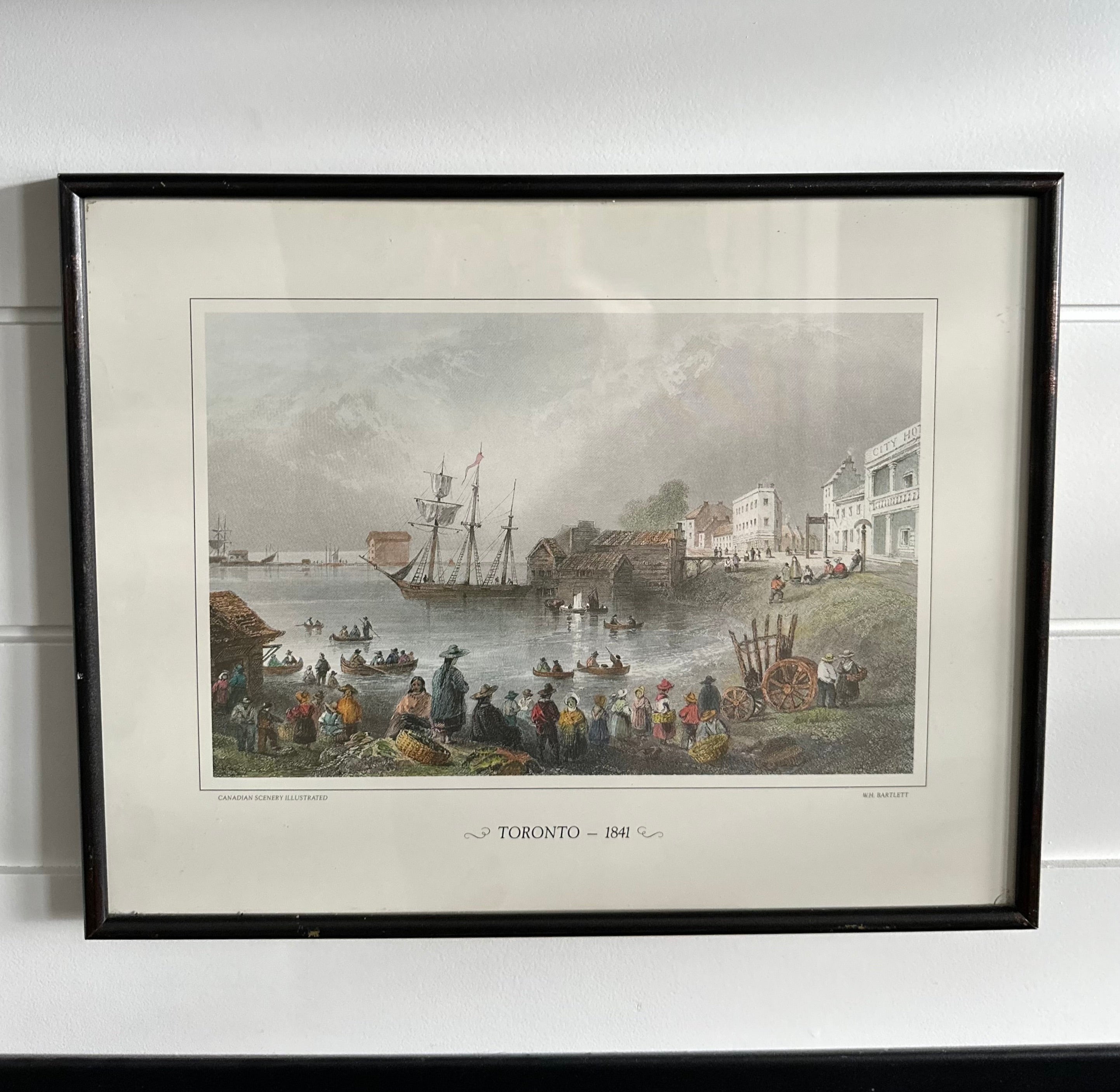 Vintage Print Toronto 1841