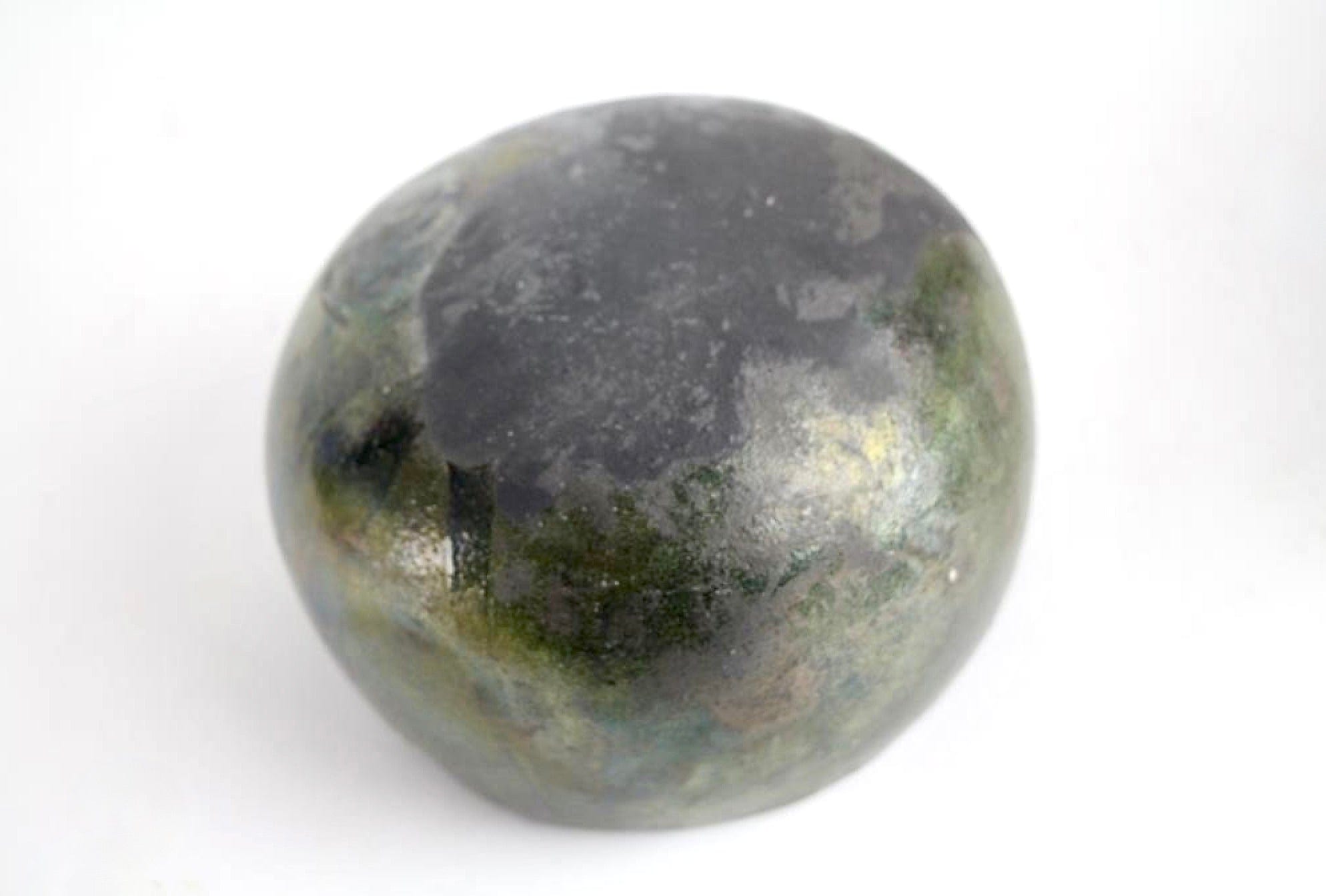 Vintage Raku Iridescent Bowl