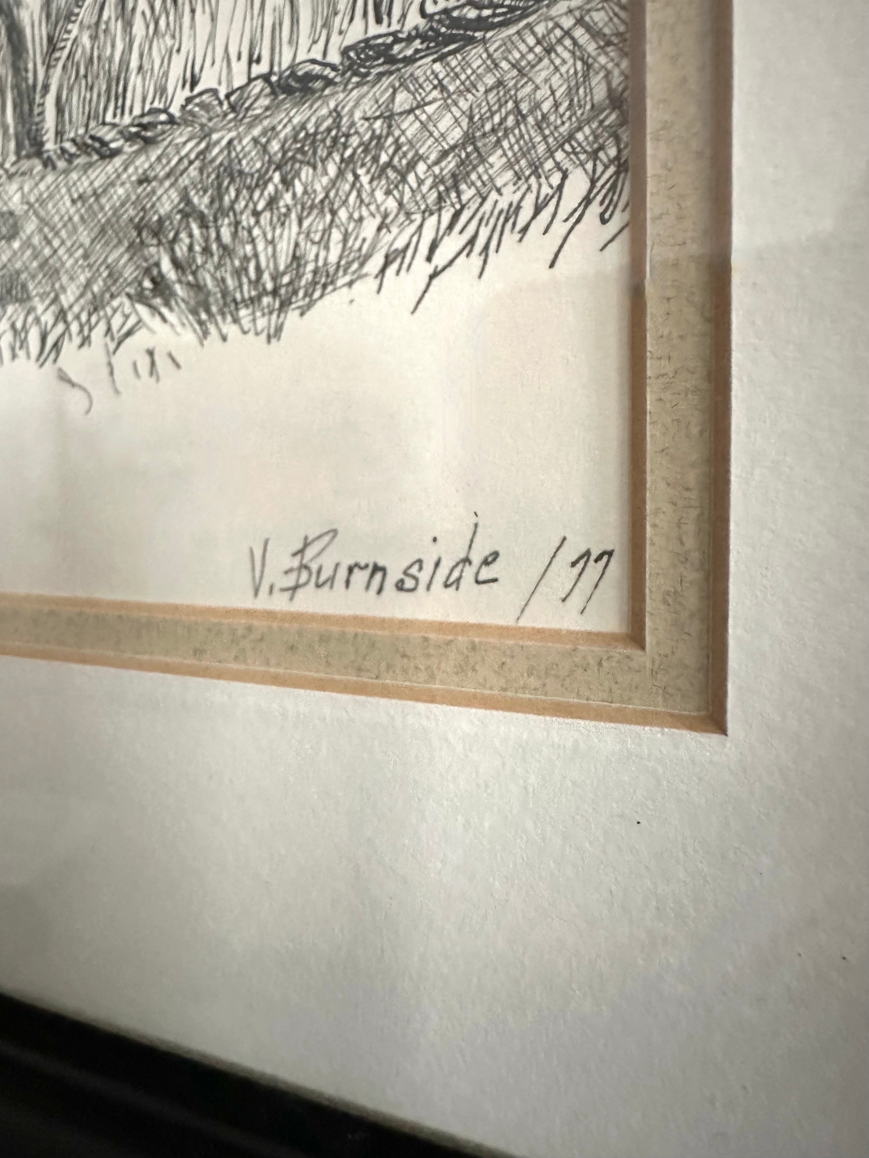 Vintage Framed Church Print