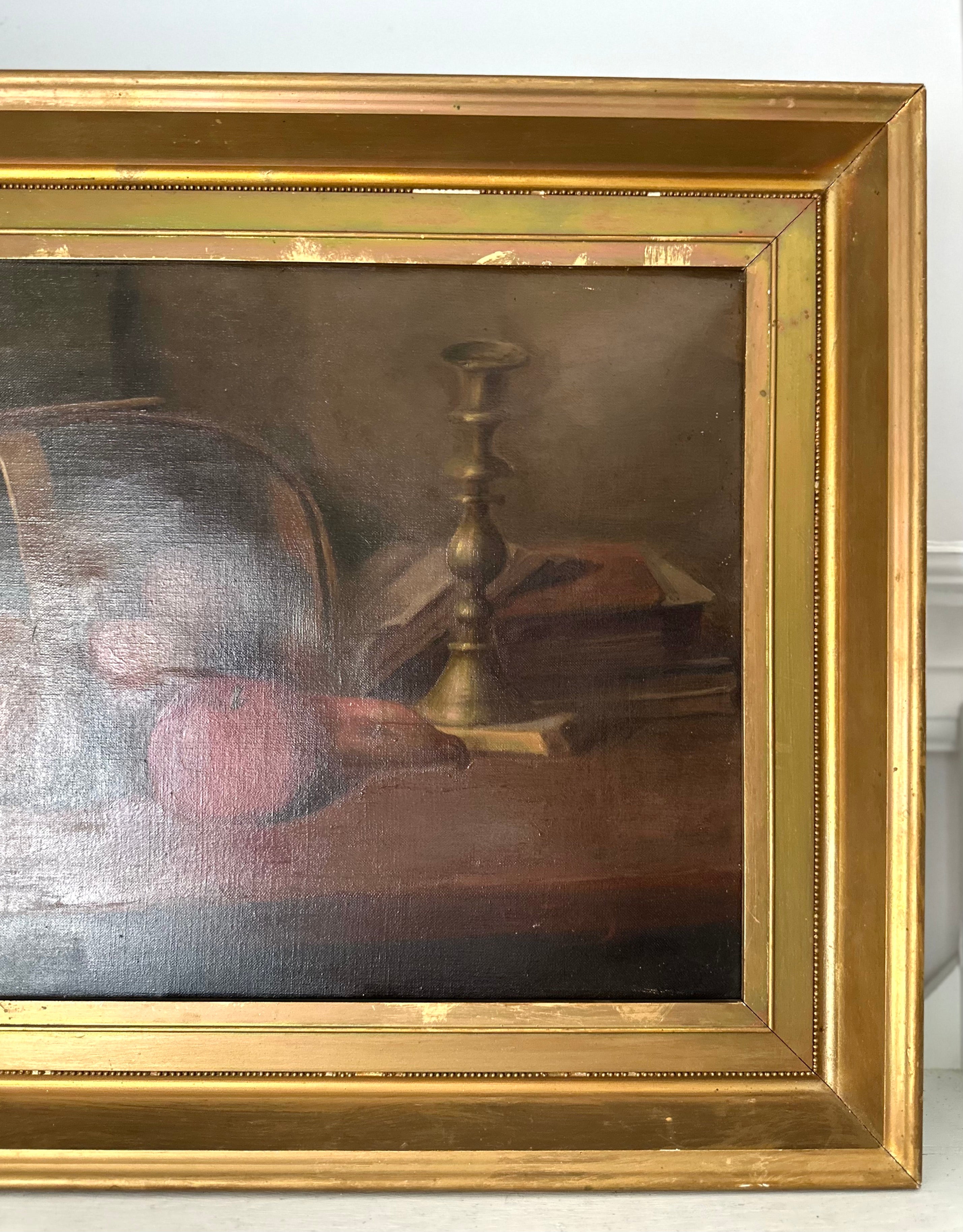 Vintage Still Life Oil Painting