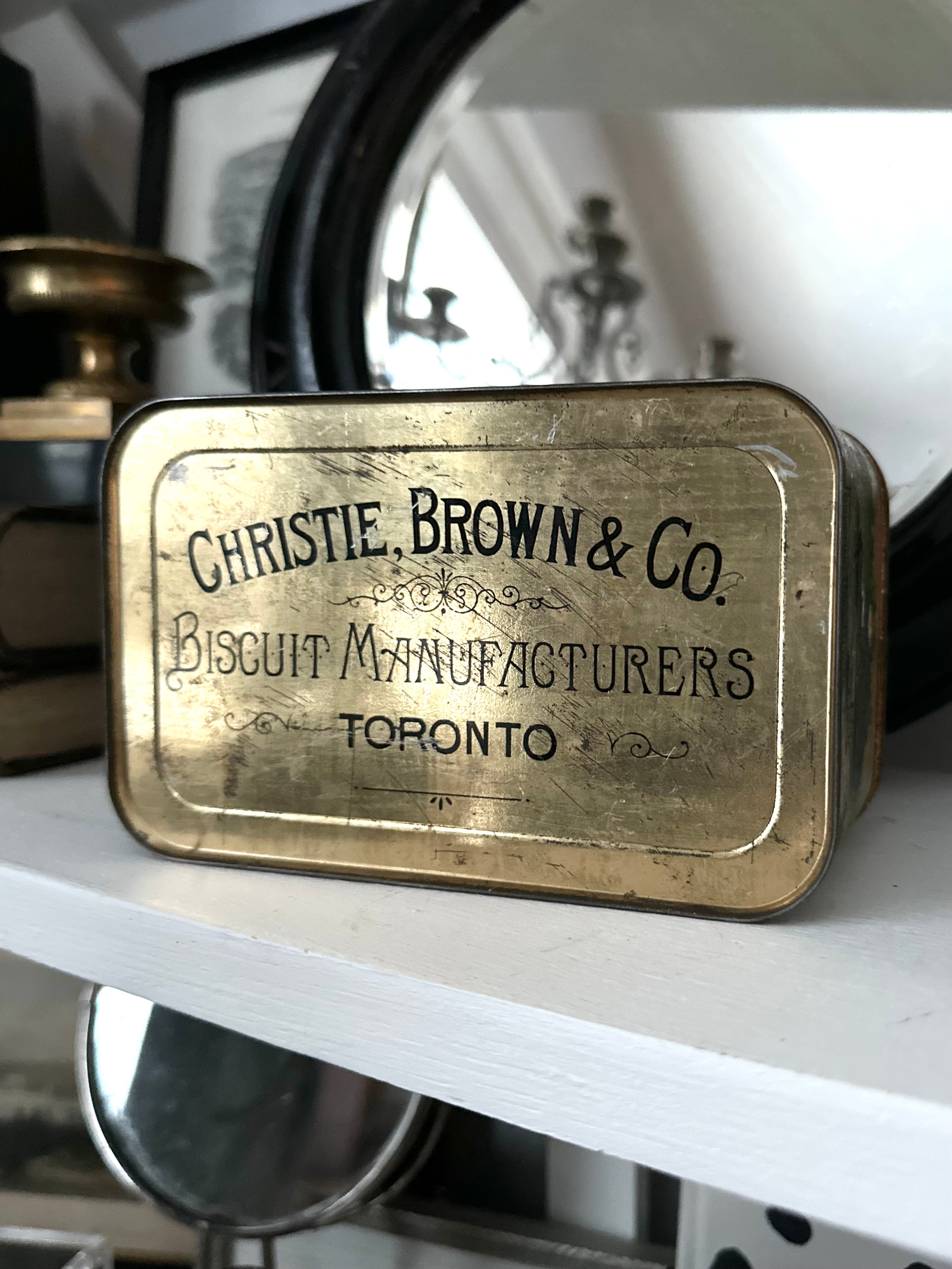 Antique Christie, Brown & Co Tin Box