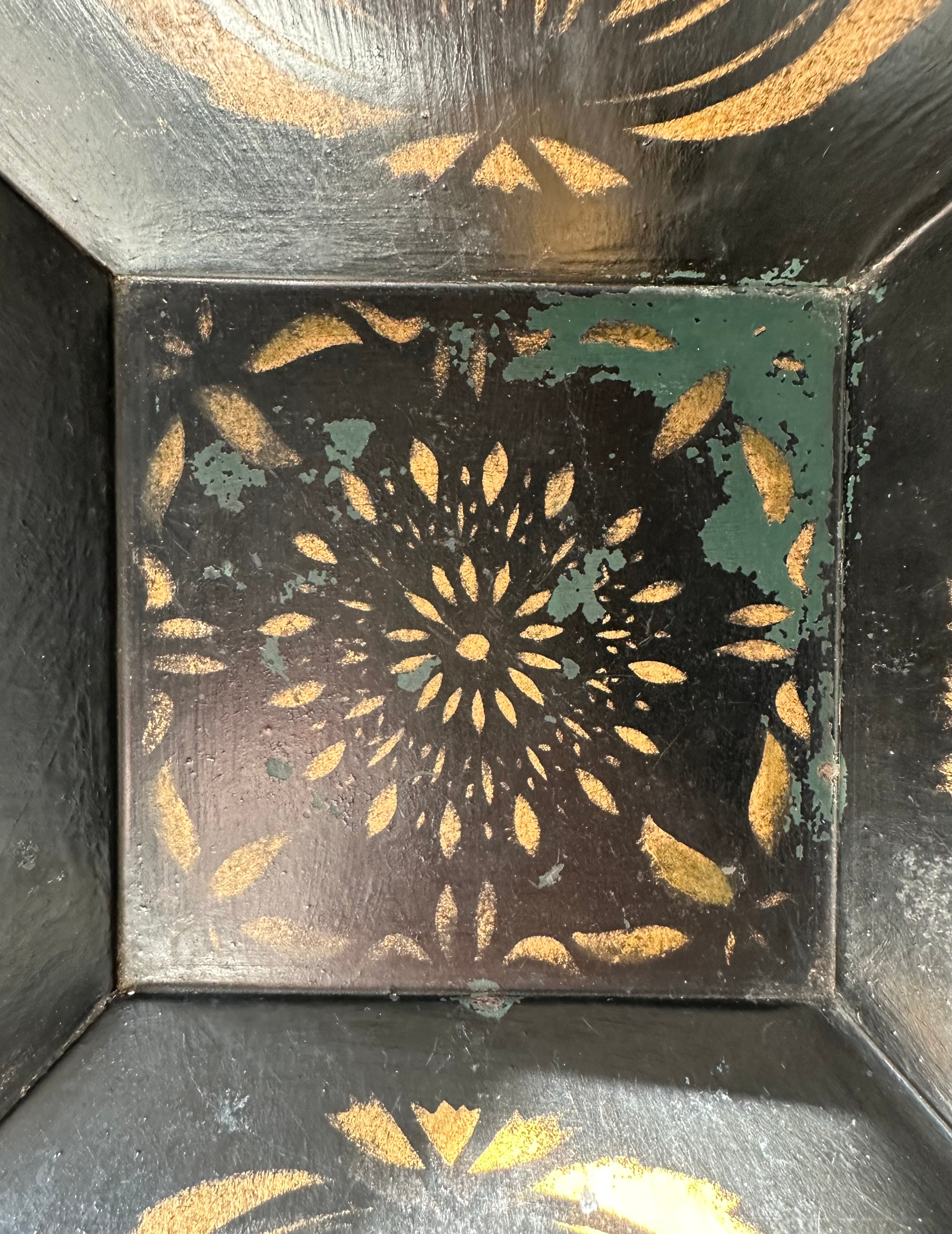 Vintage Toleware Apple Bowl