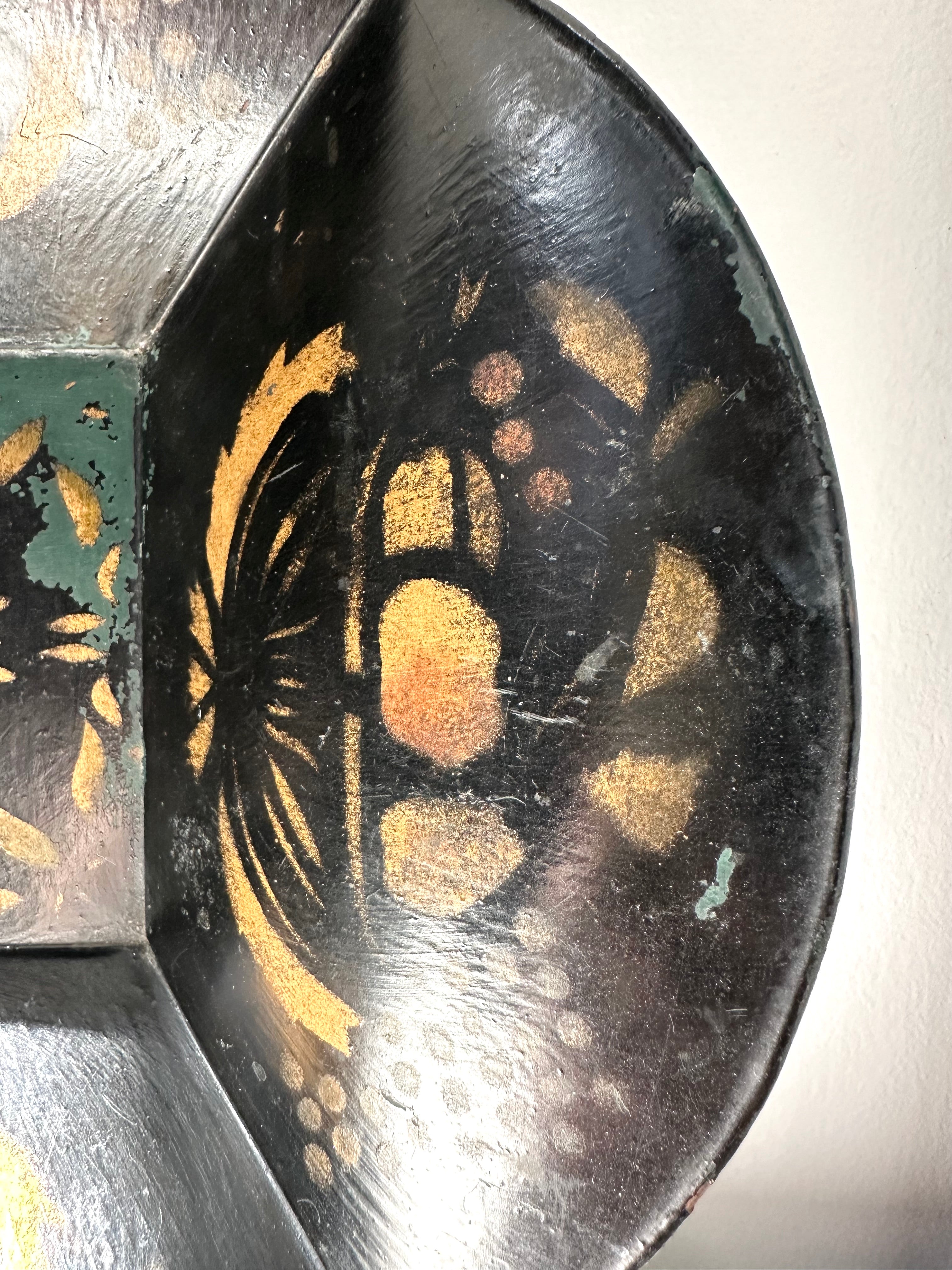 Vintage Toleware Apple Bowl