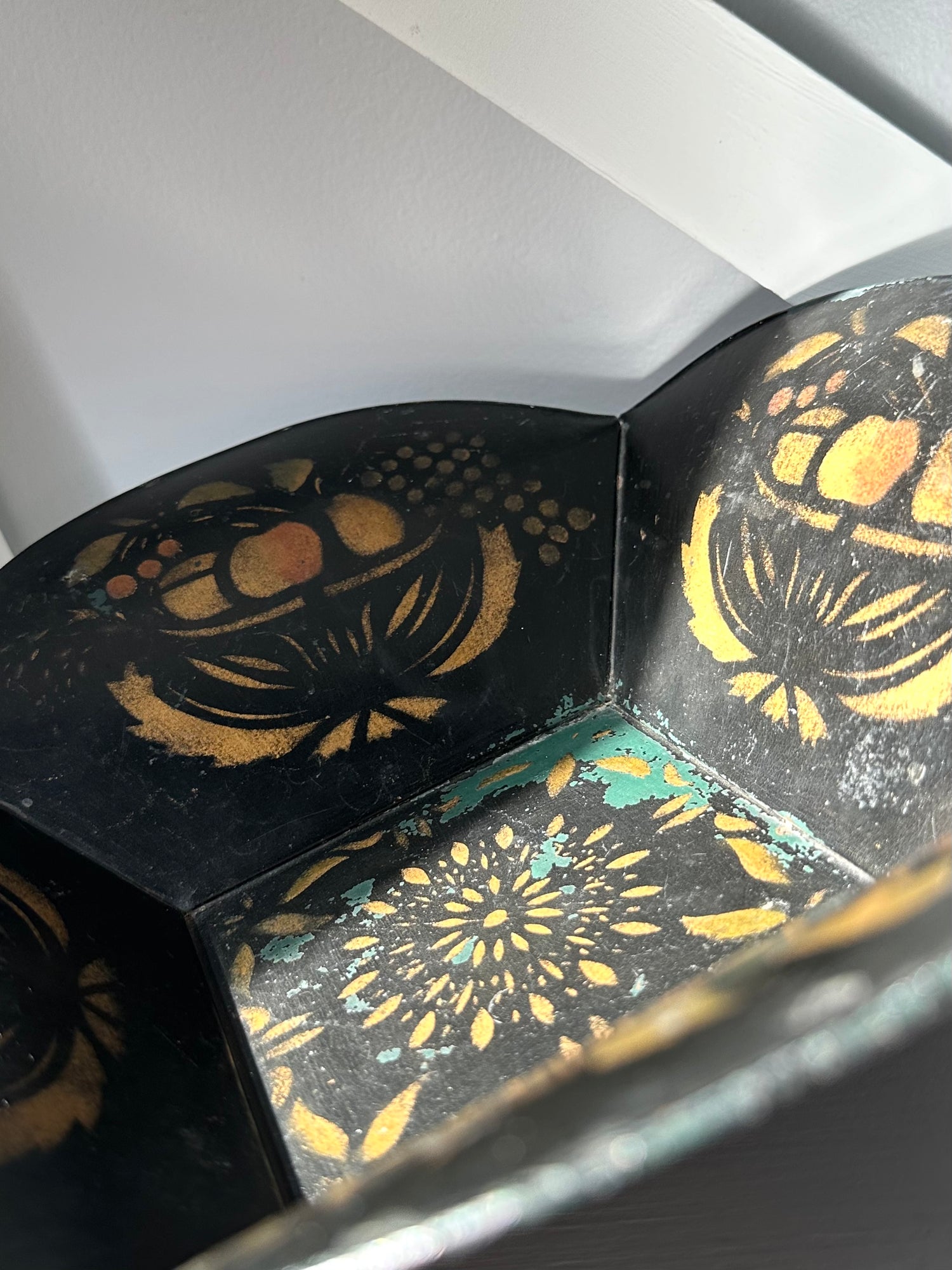 Vintage Toleware Apple Bowl