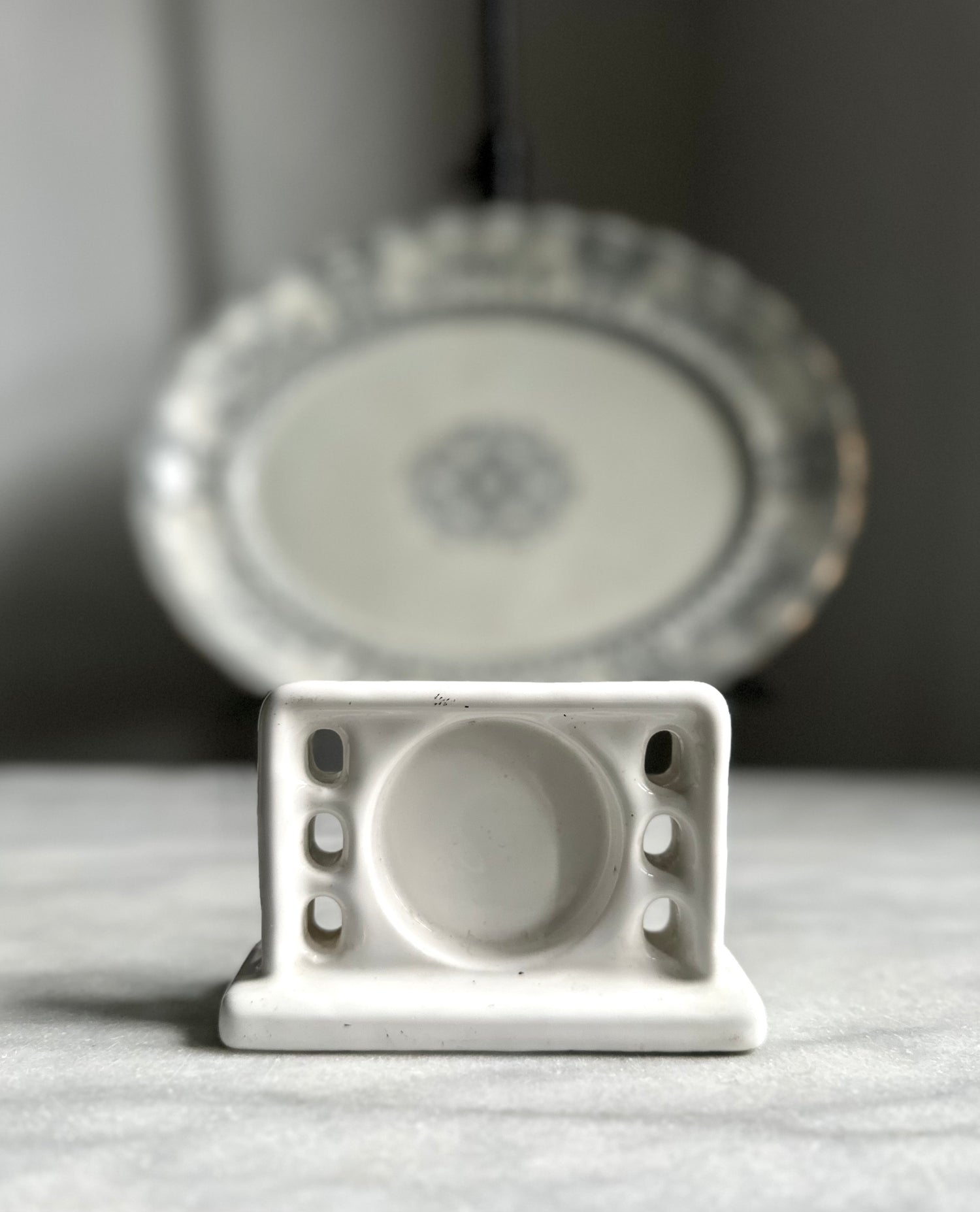 Vintage Toothbrush + Soap Dish