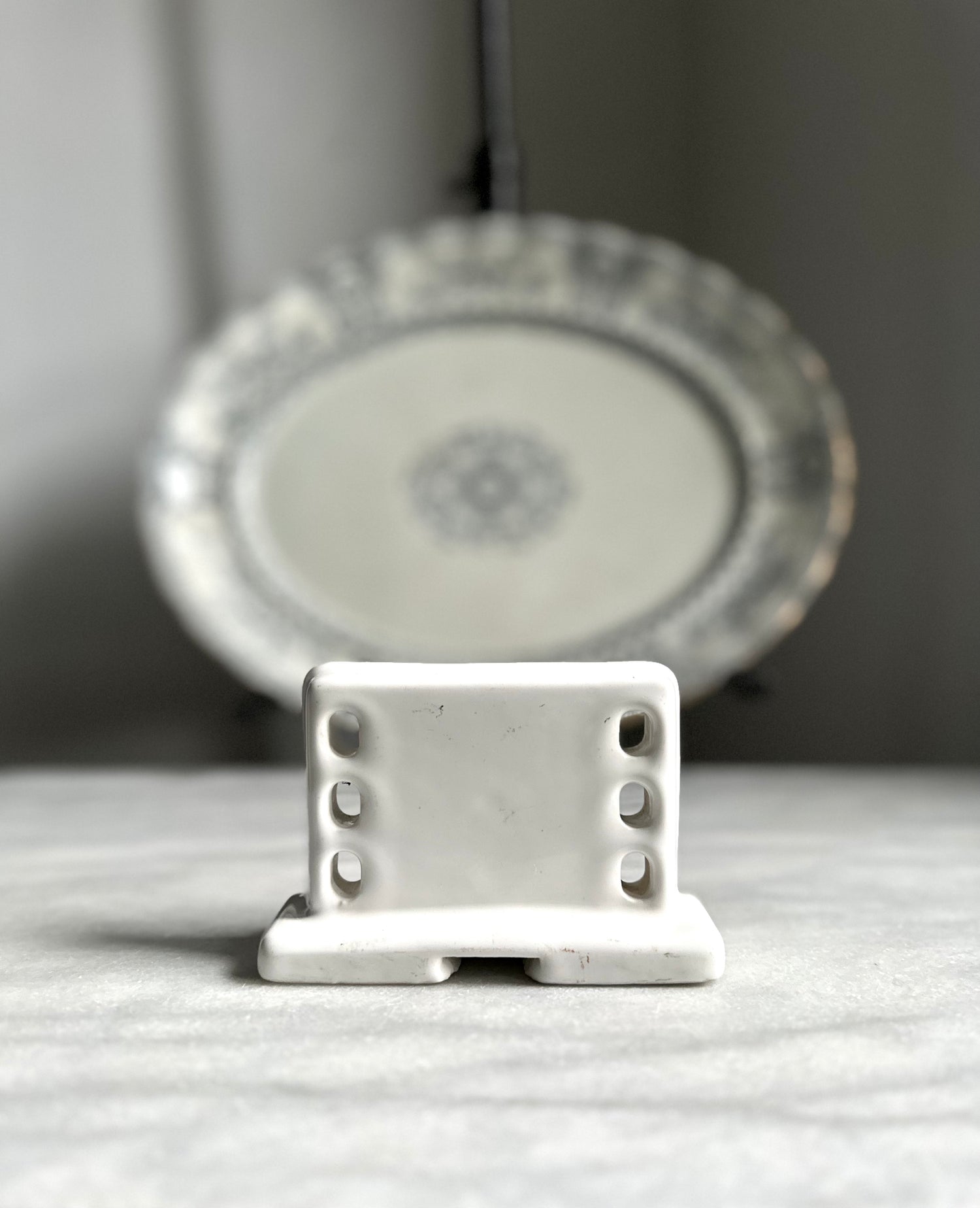 Vintage Toothbrush + Soap Dish