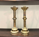 Vintage Brass Candlestick Holders