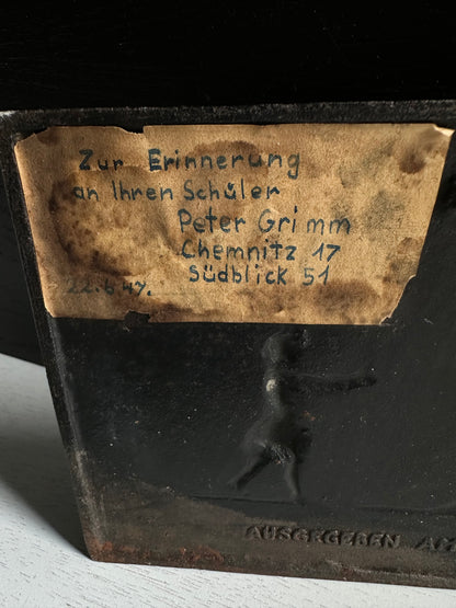 Antique Black Plaque