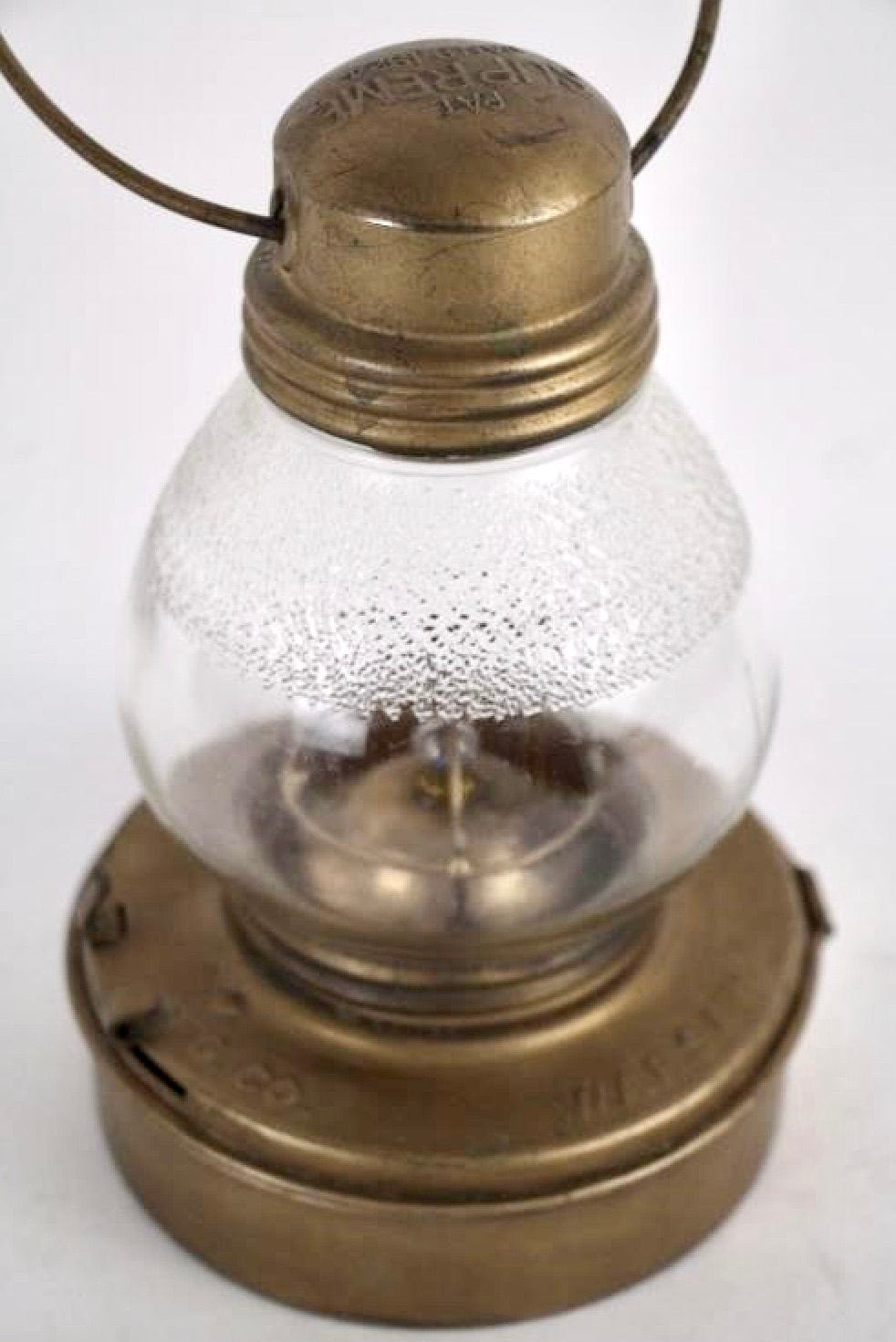 Antique Railroad Lantern by Supreme, 1924