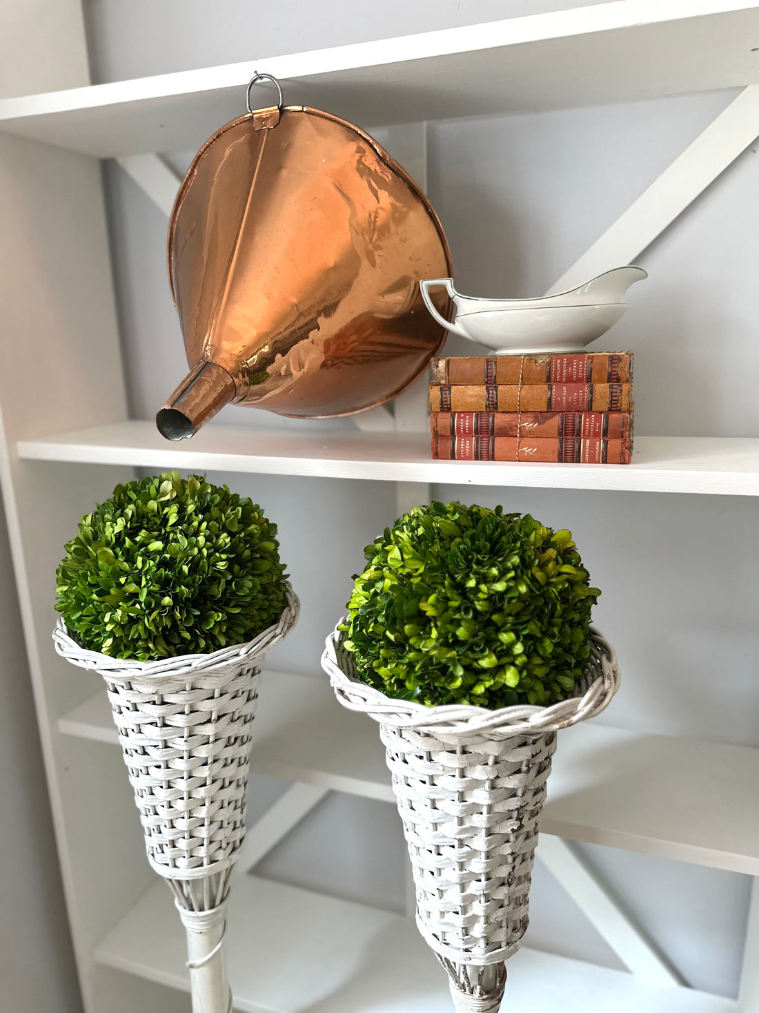 Antique Copper Funnel, 13.5"