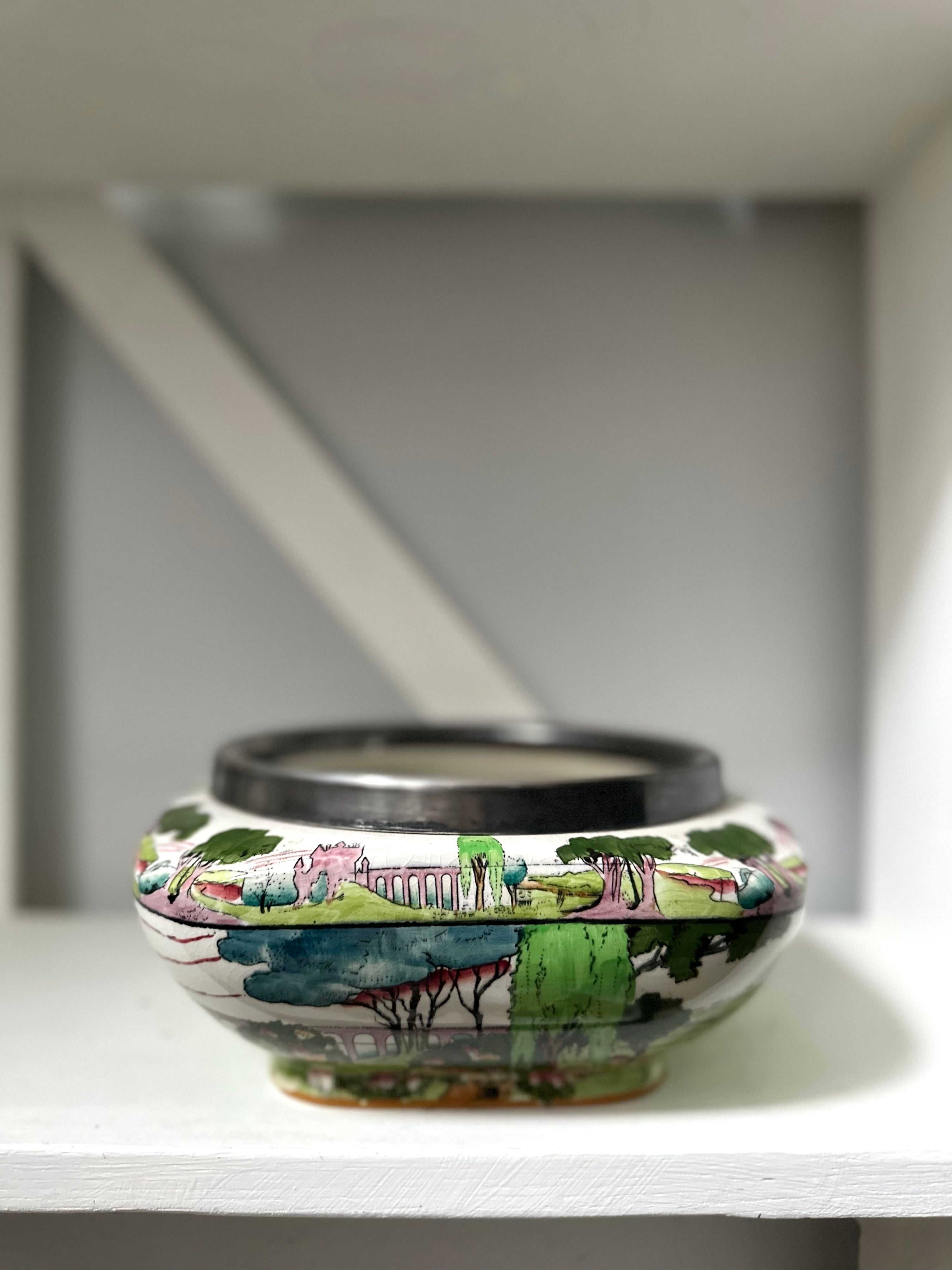 Antique English Painted Bowl