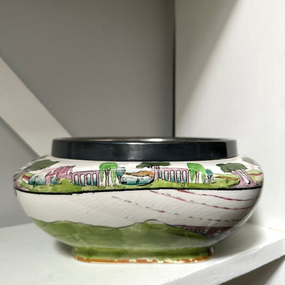 Antique English Painted Bowl