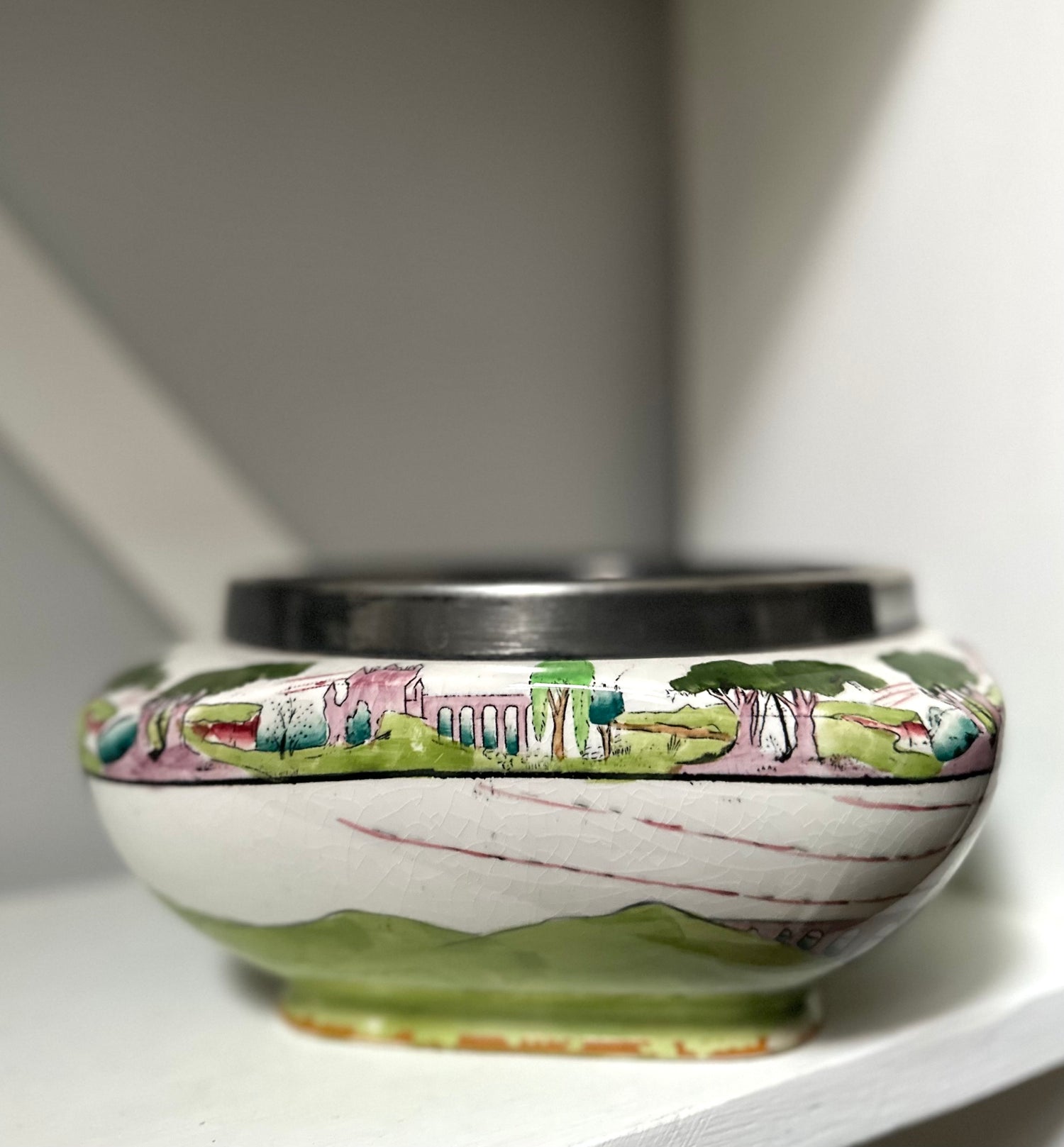 Antique English Painted Bowl