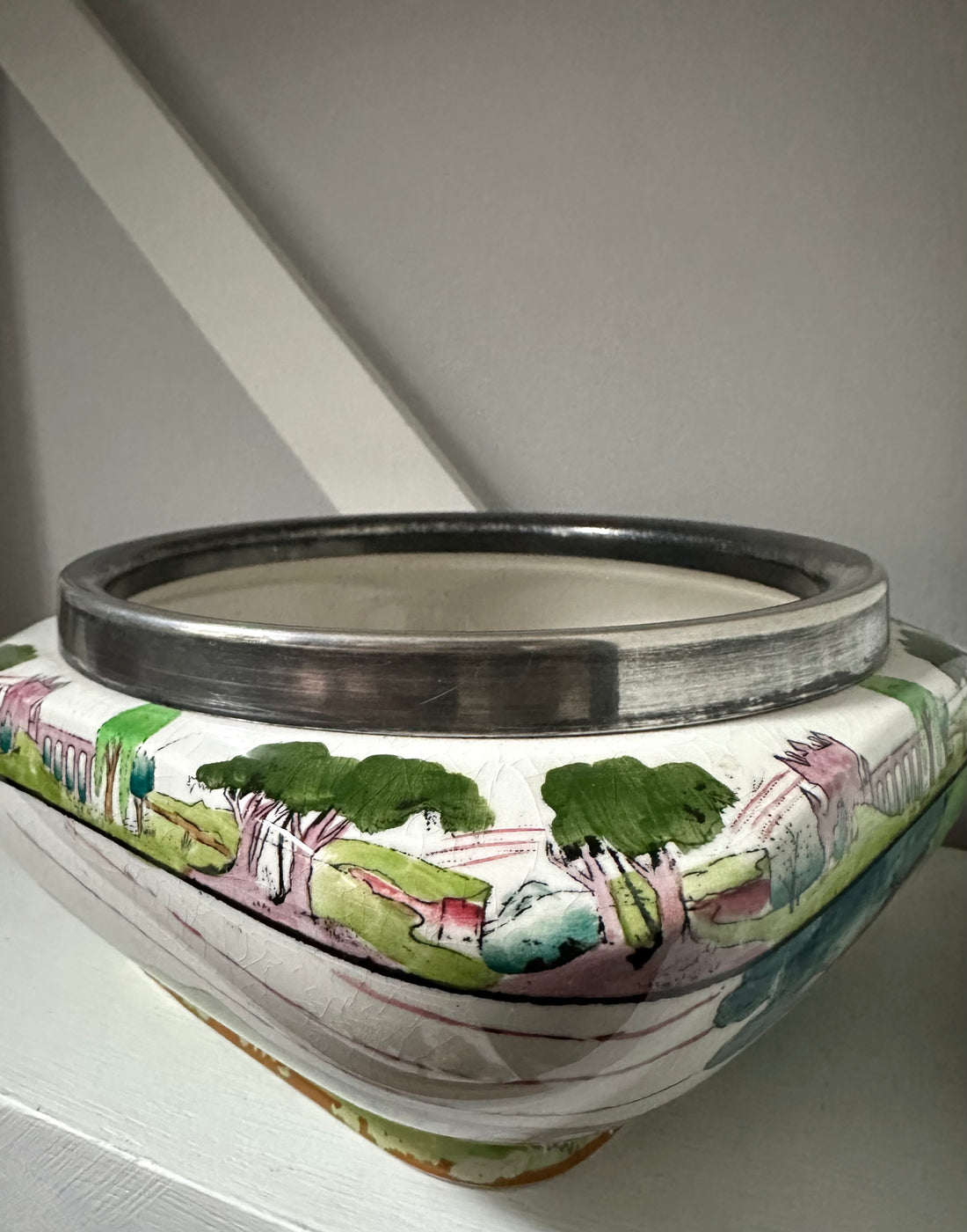 Antique English Painted Bowl