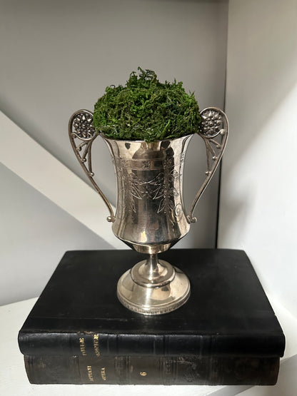 Antique Silver Trophy Holder