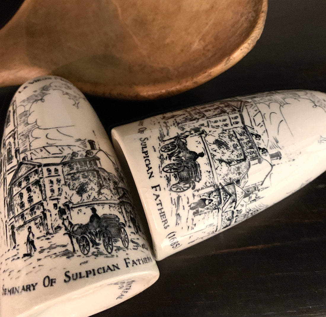 Ironstone Salt + Pepper