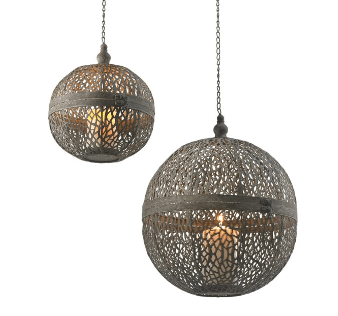 Hanging Sphere Candle Holder