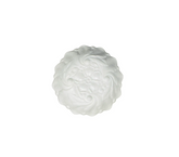 White decorative item resembling a cloud on a white background