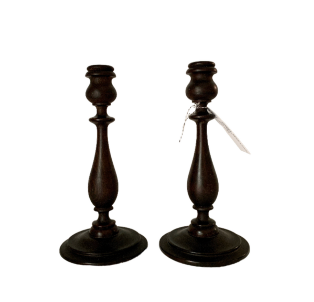 Pair Antique Candlestick Holders