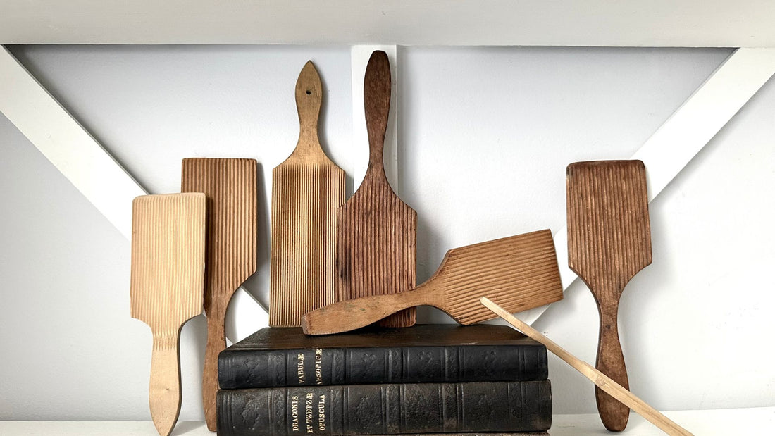 Primitive Wood Butter Paddle, Rectangle