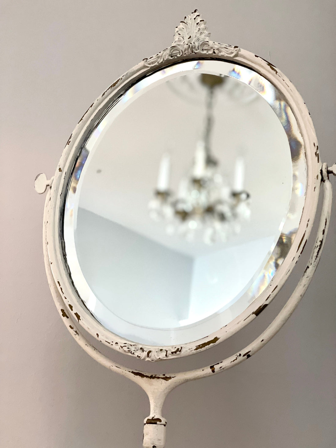 Antique Shaving Mirror Stand