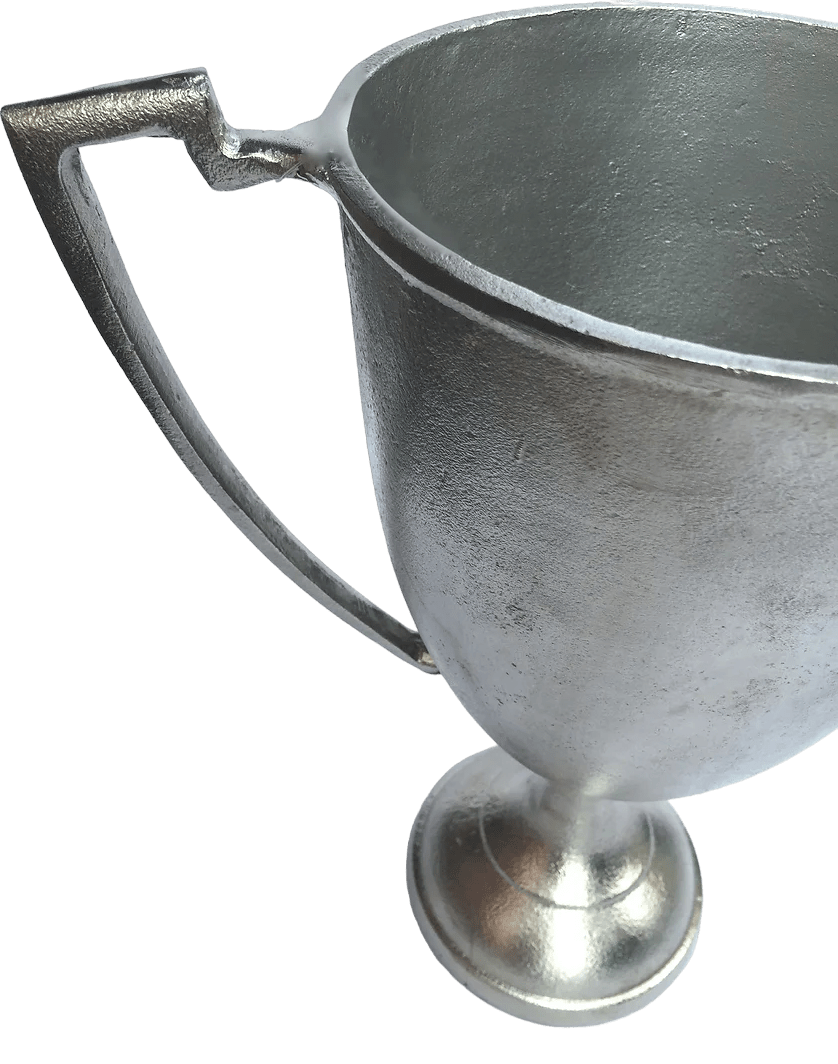Silver Aluminum Trophy Urns