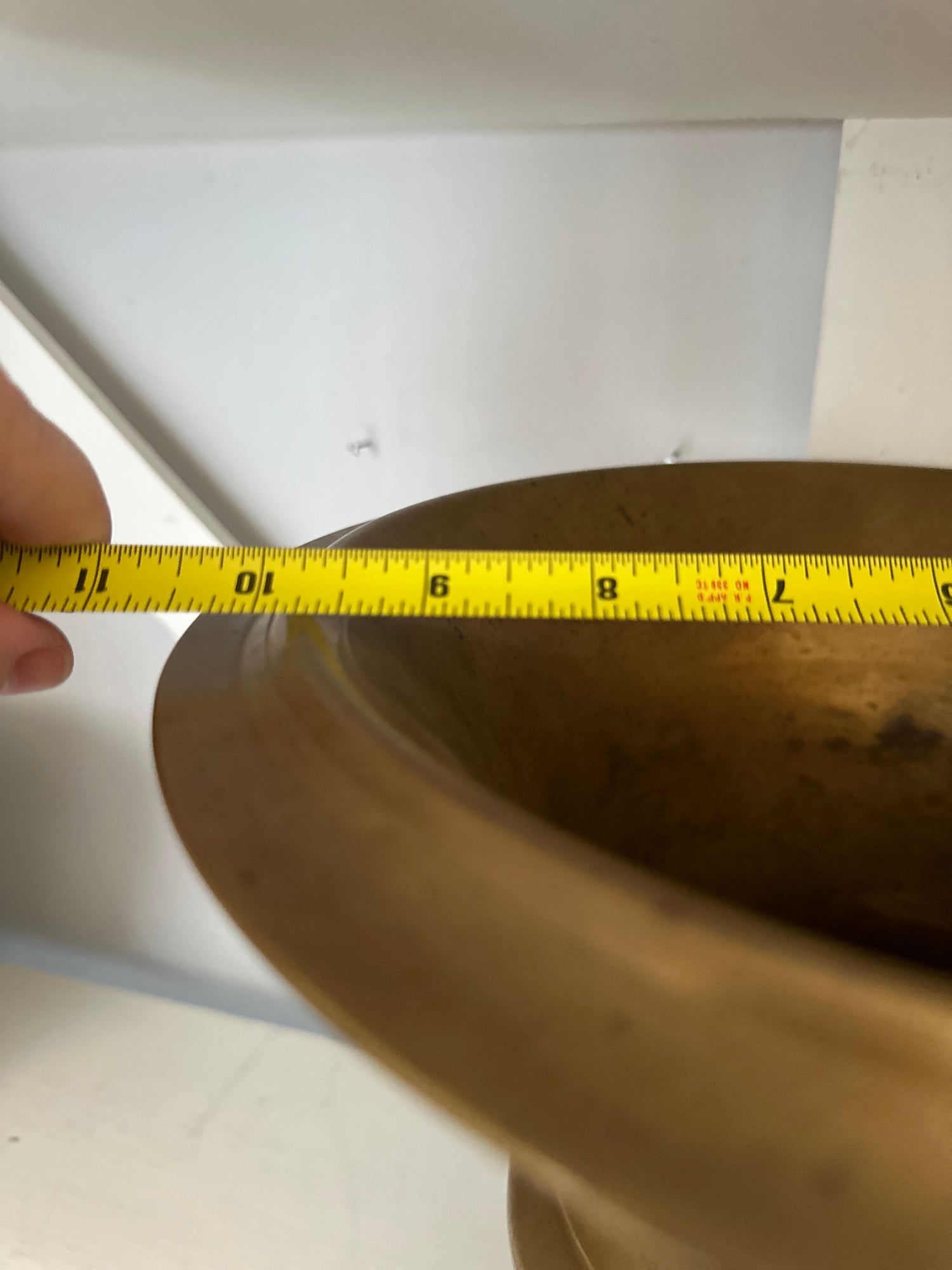 Vintage Brass Urn, 11"