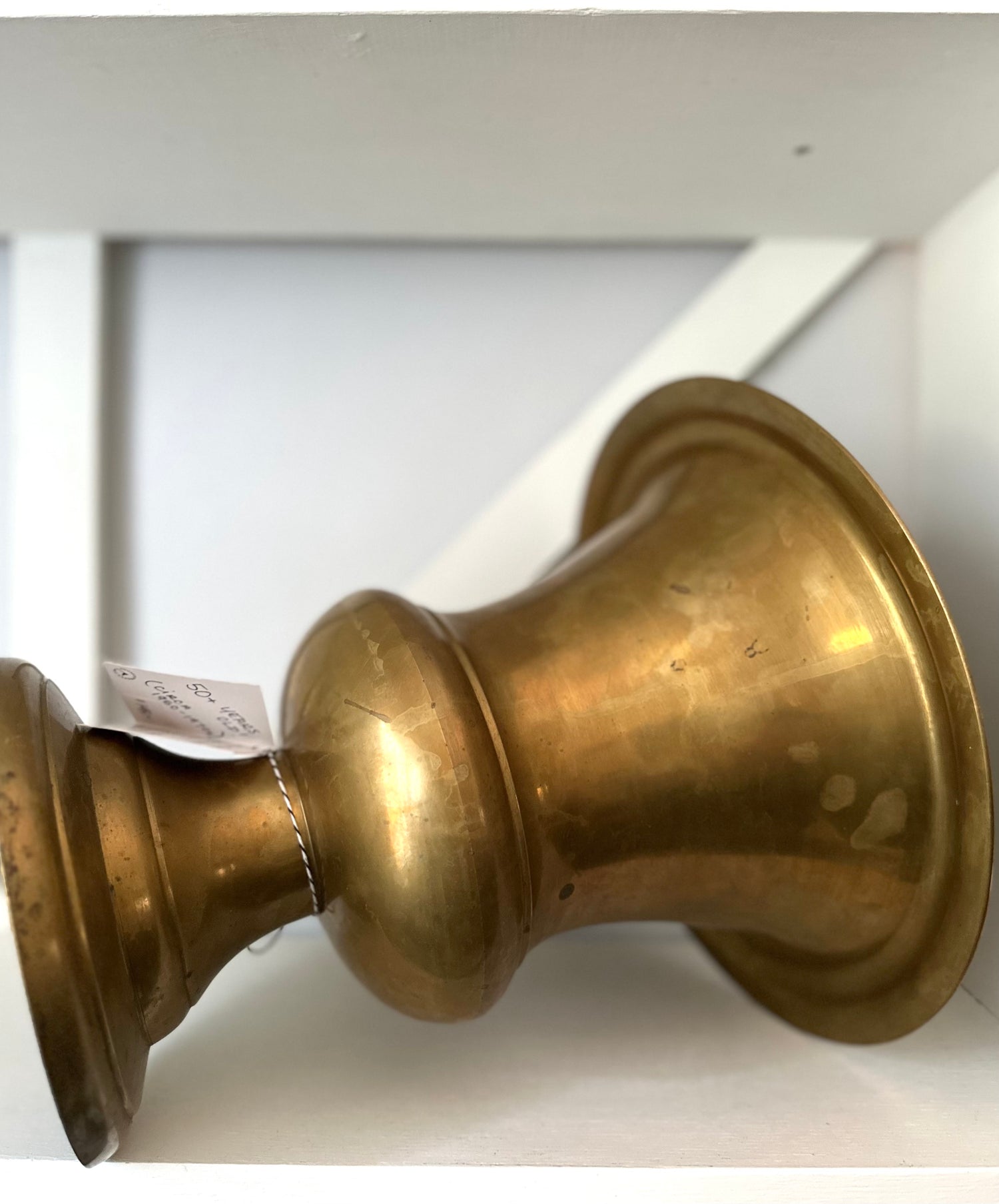 Vintage Brass Urn, 11"