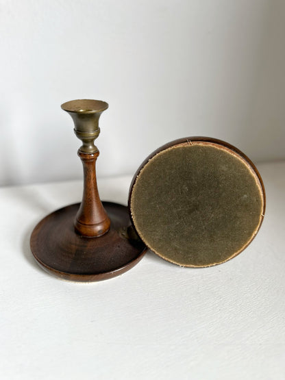 Danish Modern Mid-Century Candle Holders