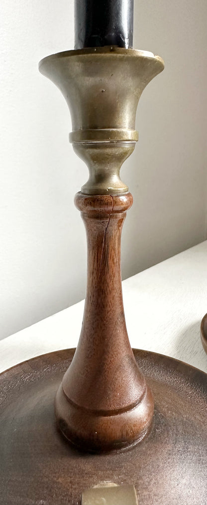 Danish Modern Mid-Century Candle Holders