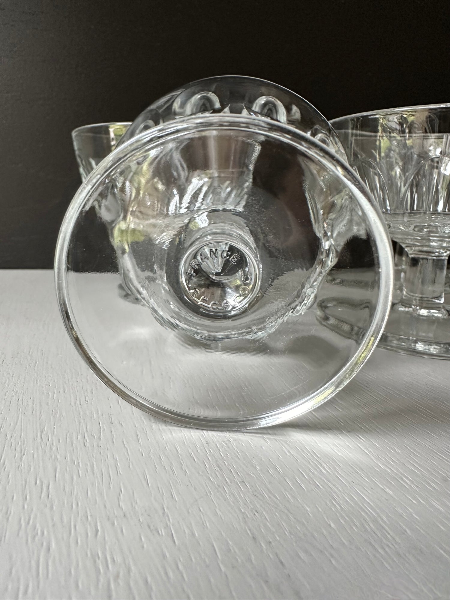 Vintage Champagne Coupe, Dessert Bowls