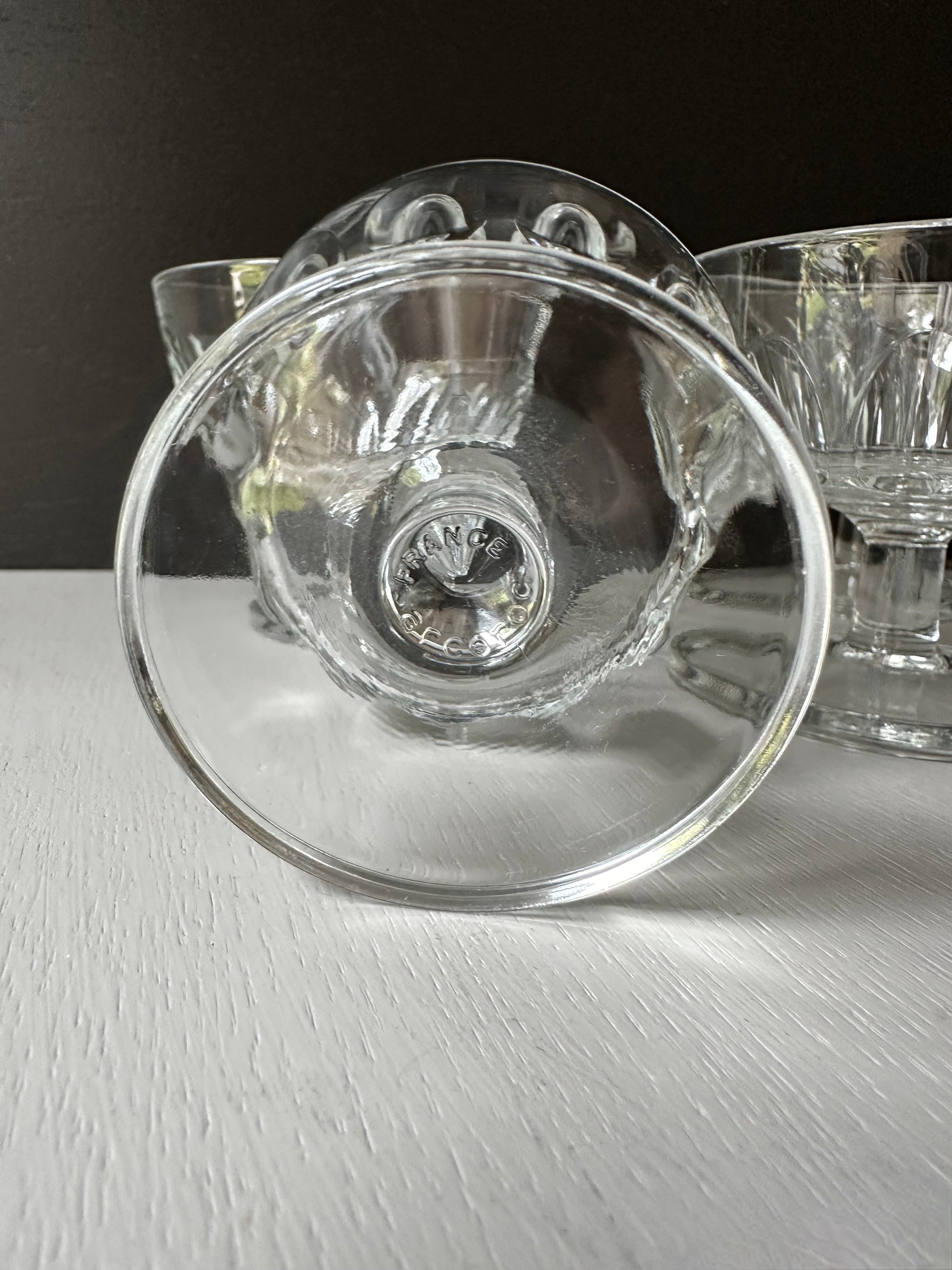 Vintage Champagne Coupe, Dessert Bowls