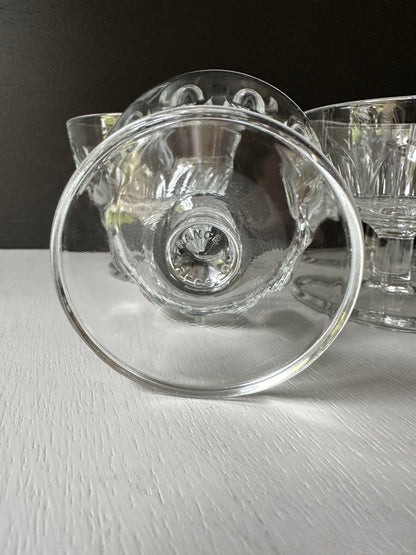 Vintage Champagne Coupe, Dessert Bowls