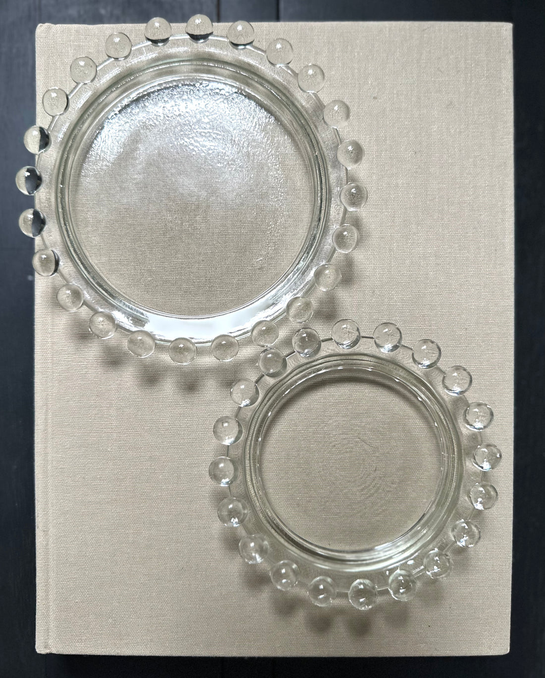 Set of 2 Imperial Glass Dishes