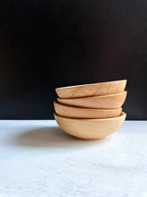 Vintage Japanese Wood Serving Bowls, Mid Century Set, Kitchen Decor