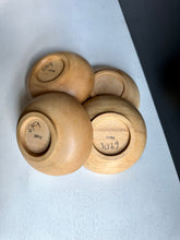 Vintage Japanese Wood Serving Bowls, Mid Century Set, Kitchen Decor