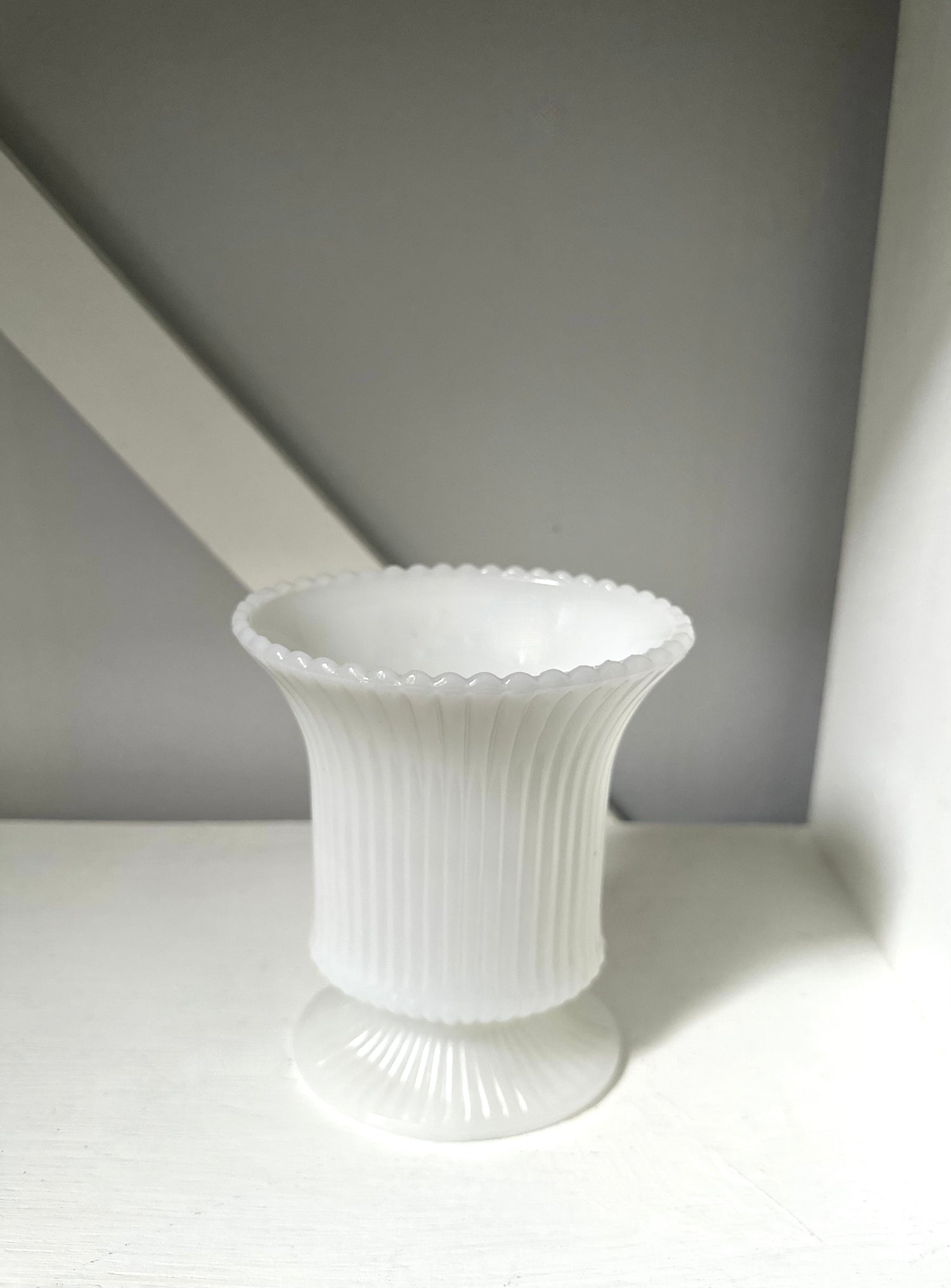Vintage Brody Milk Glass Vase